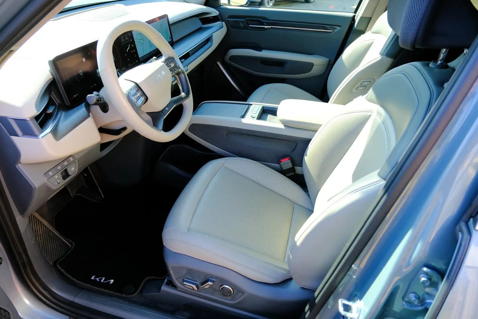Kia EV9 Air 99.8 kWh Long Range 7-pers Aut. Leder|1e Eig|N Grün - 2