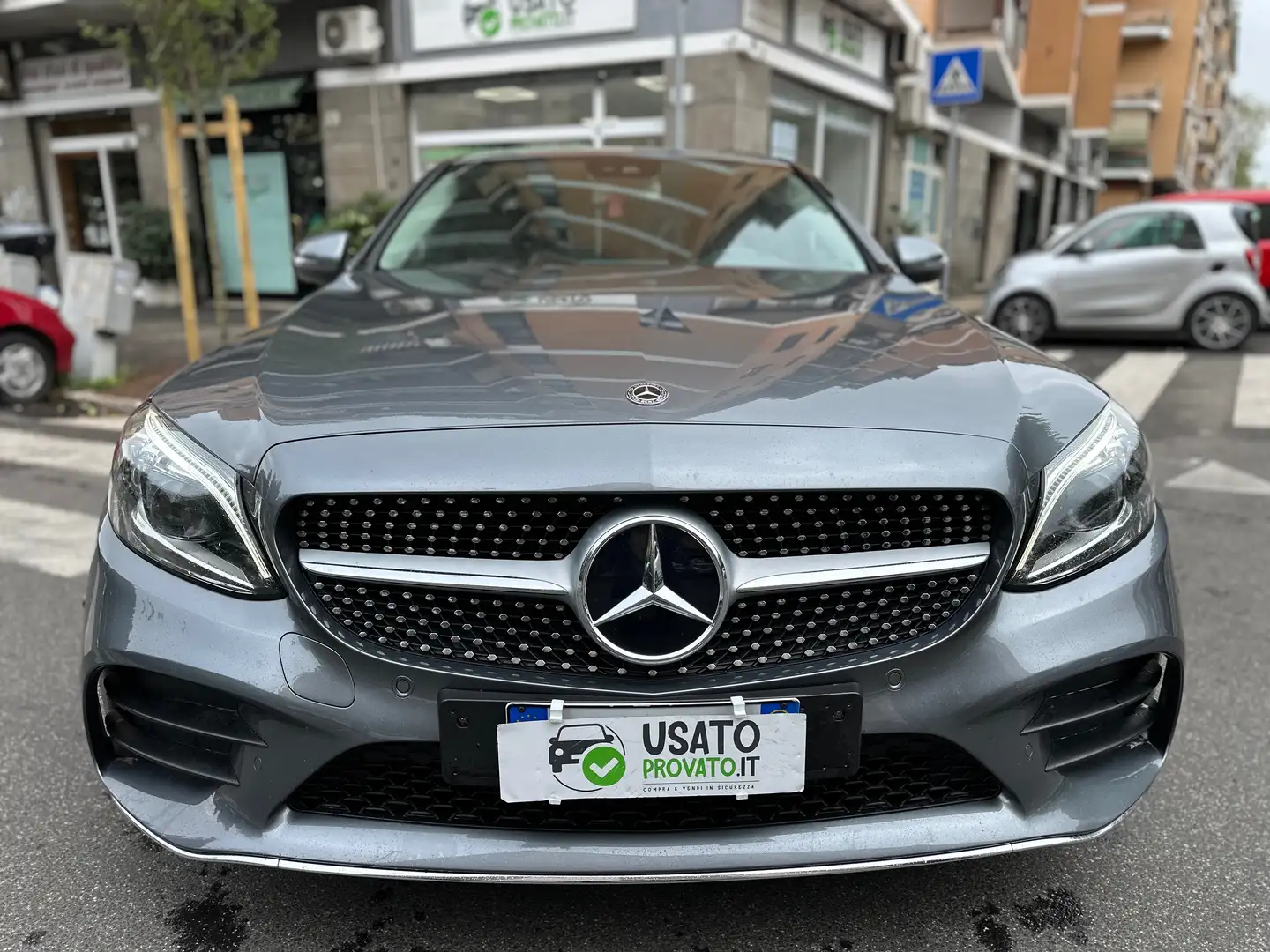 Mercedes-Benz C 220 194cv Premium AMG Led MATRIX Tagliandi MERCEDES!!! Szürke - 2