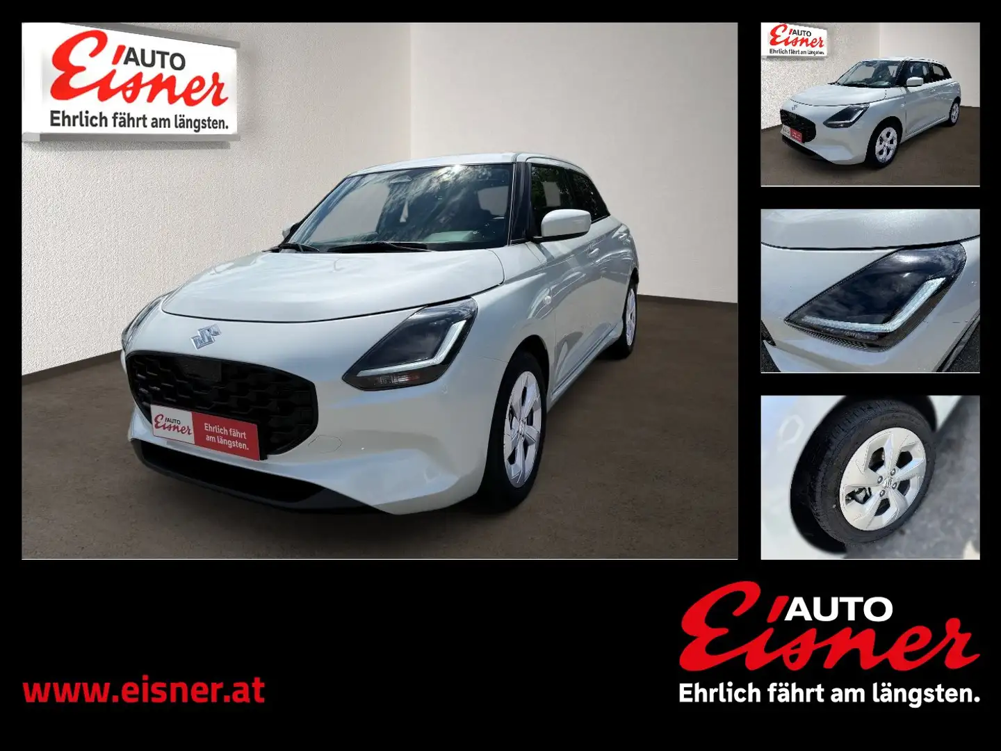 Suzuki Swift 1,2 GL + Hybrid CVT Shine ACC AUT DynLicht Weiß - 1