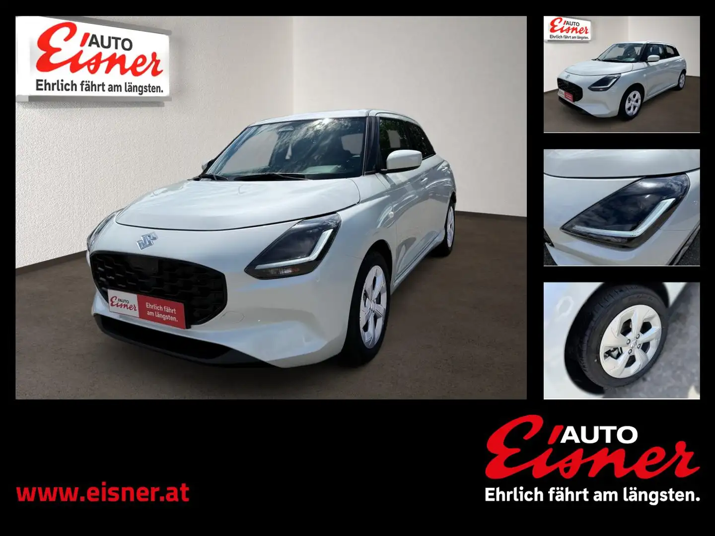 Suzuki Swift 1,2 GL + Hybrid CVT Shine ACC AUT DynLicht Weiß - 1