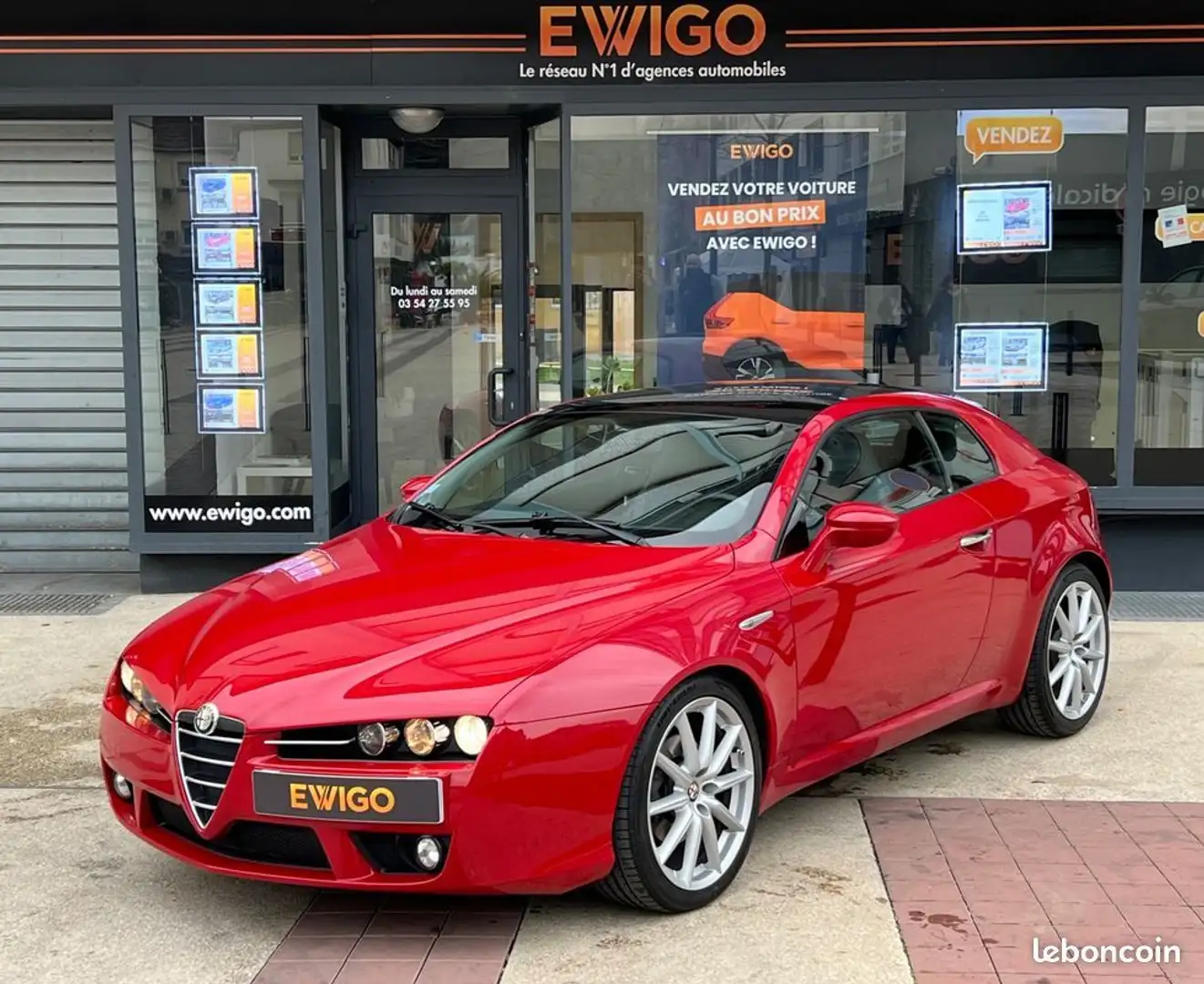Alfa Romeo Brera 2.2 jts 185ch skyview excellent état Rood - 1