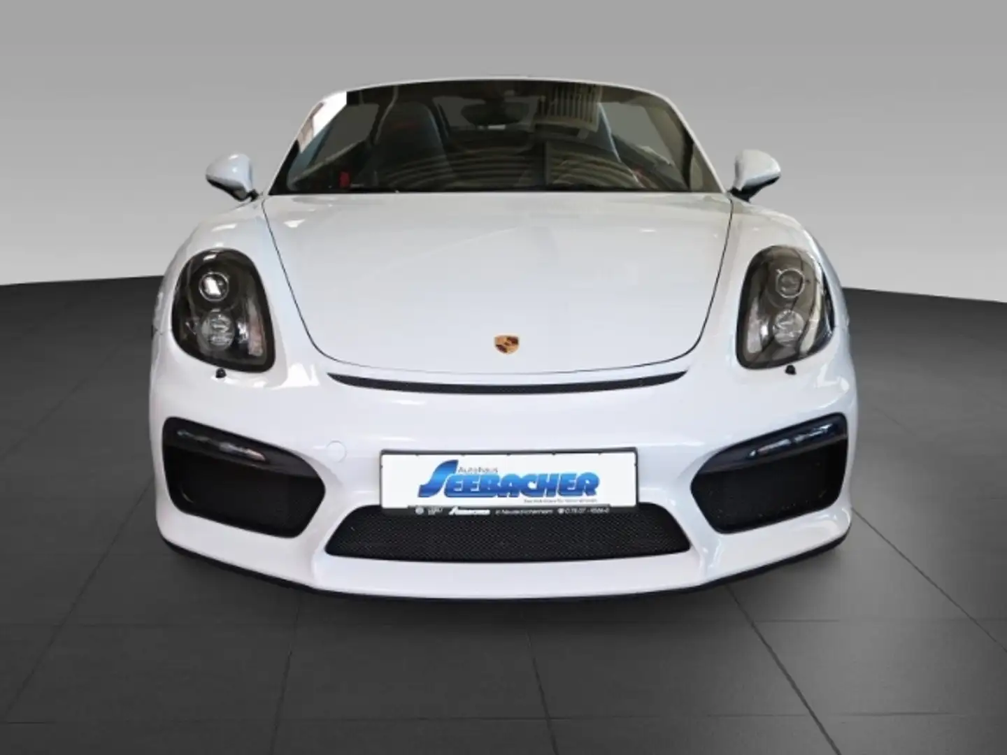 Porsche Boxster 981 Spyder Navi Xenon *Rote Ziernähte*ohne OPF* Weiß - 2