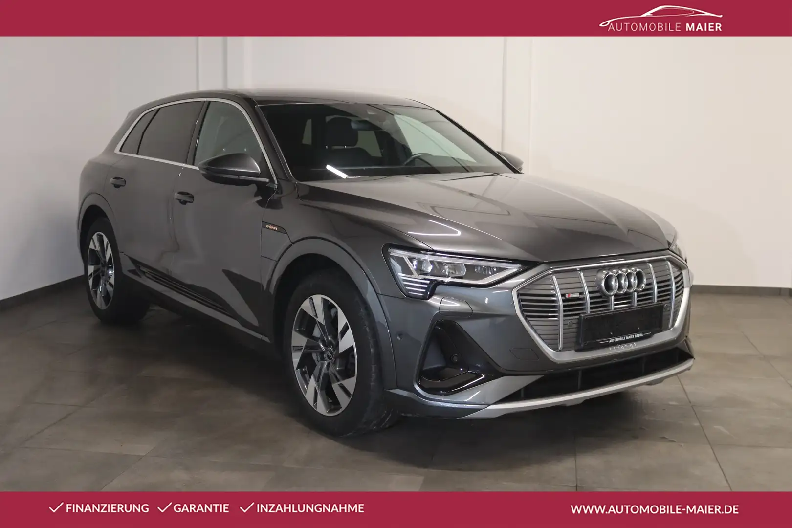 Audi e-tron 50 quattro S line-Virt.-Luft-KAM-LED-SHZ- Gris - 1