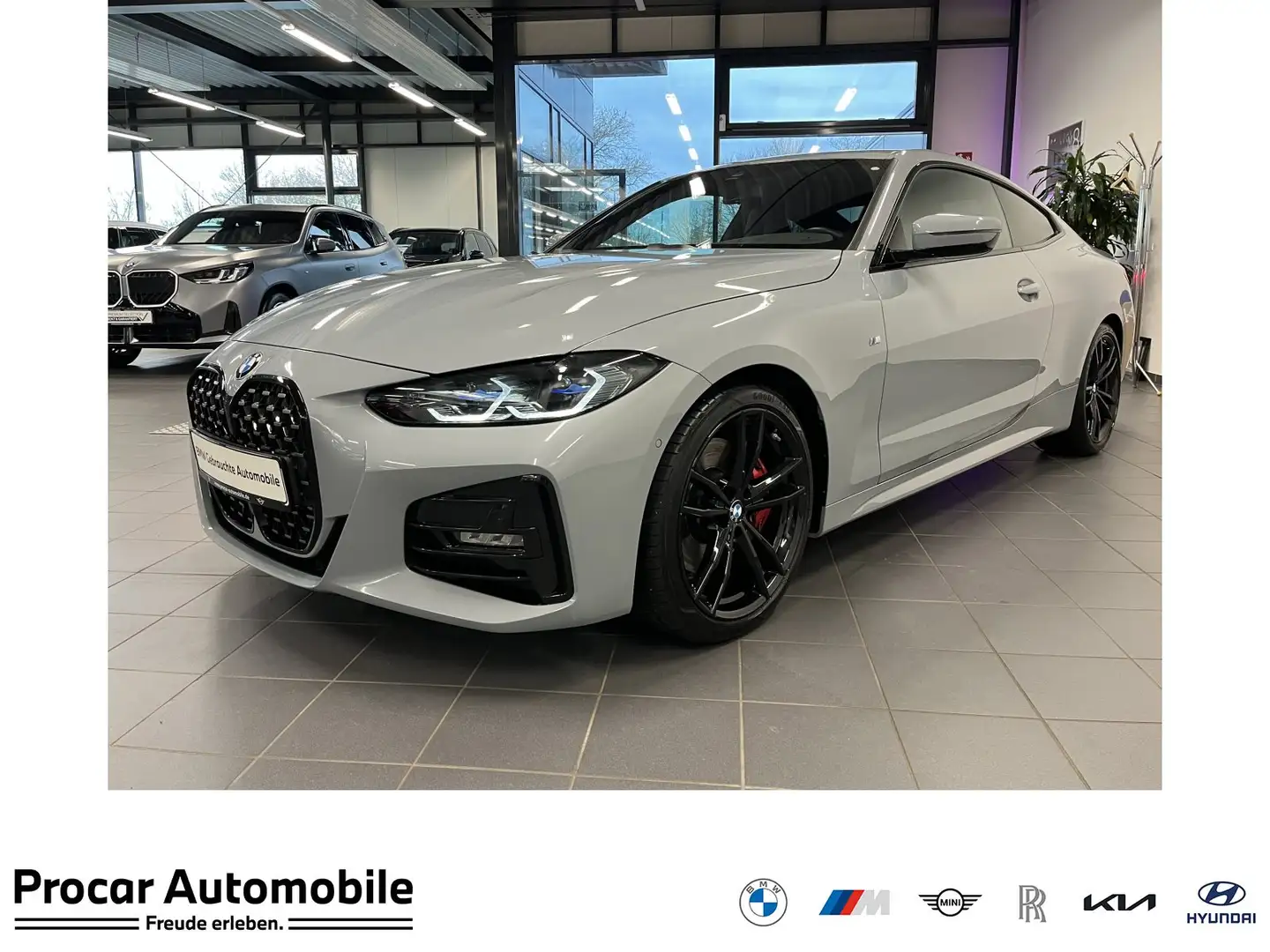 BMW 430 i xDrive Coupé M Sport Pro 19" AHK NAVI LED Laser Grau - 1