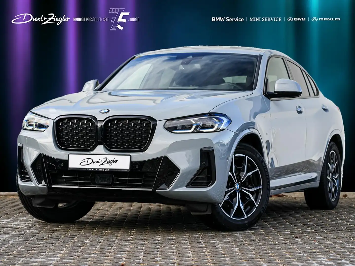 BMW X4 xDrive20i M-Sport AHK PANO ACC KoZg HuD Laser Grau - 1