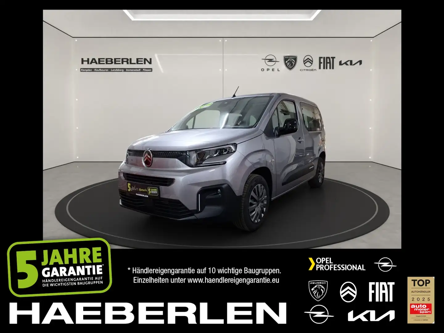 Citroen Berlingo 1.2 PureTech 110 Plus M AHK+LED+SHZ+PDC Grau - 1