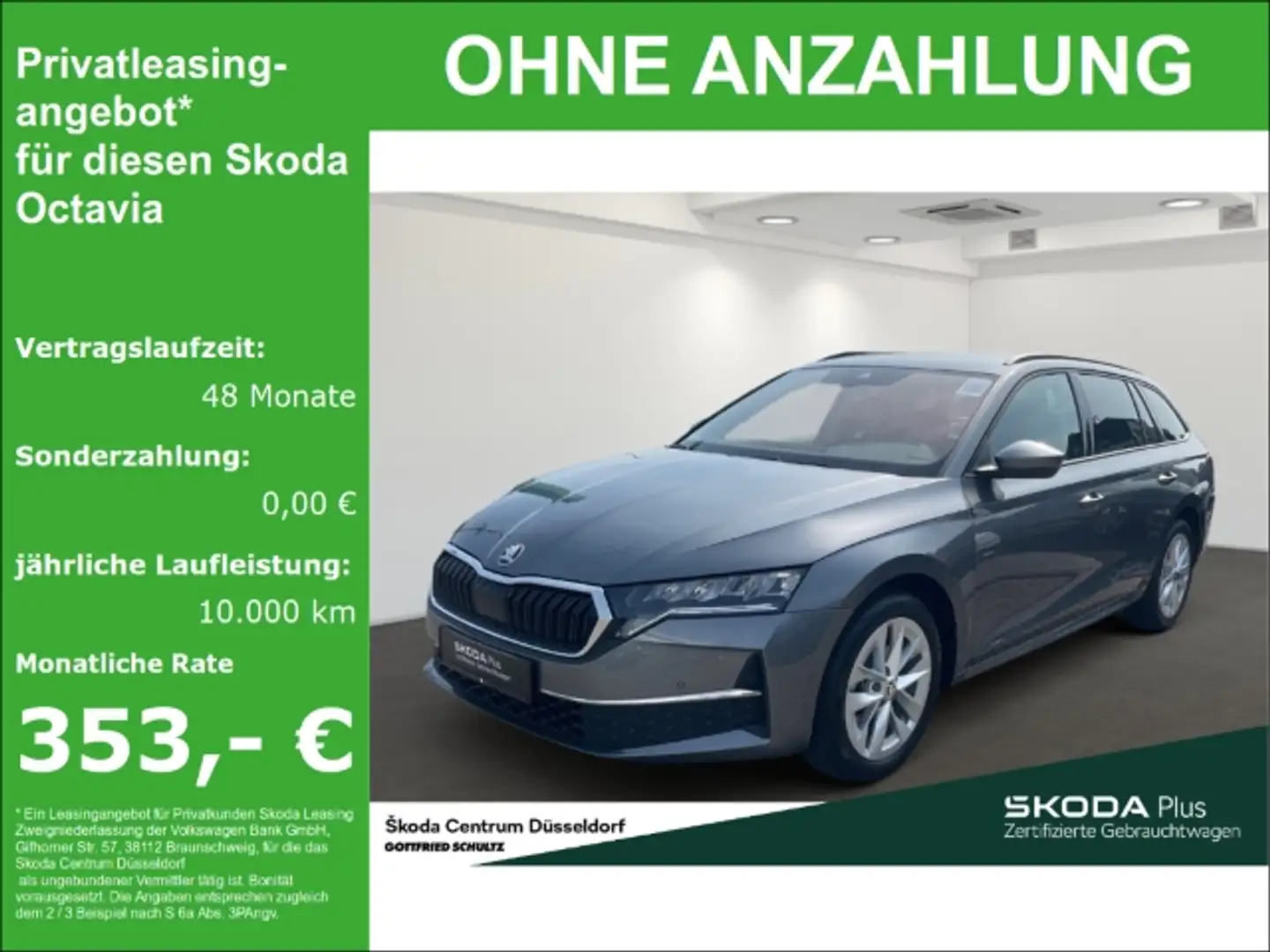 Skoda Octavia Combi Selection eTSI DSG Infotainment-Paket Rückfa Grau - 1