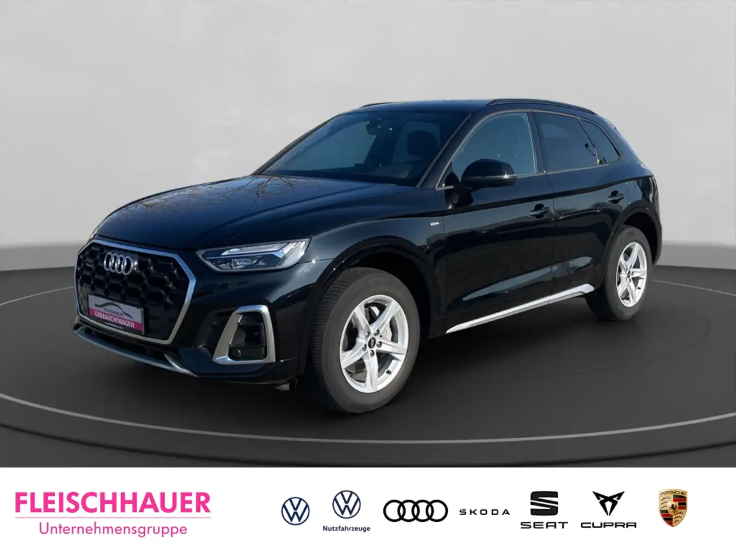 Audi Q5 40 TDI 2x S-line Leder Navi+ Sound Sportsitz Noir - 1