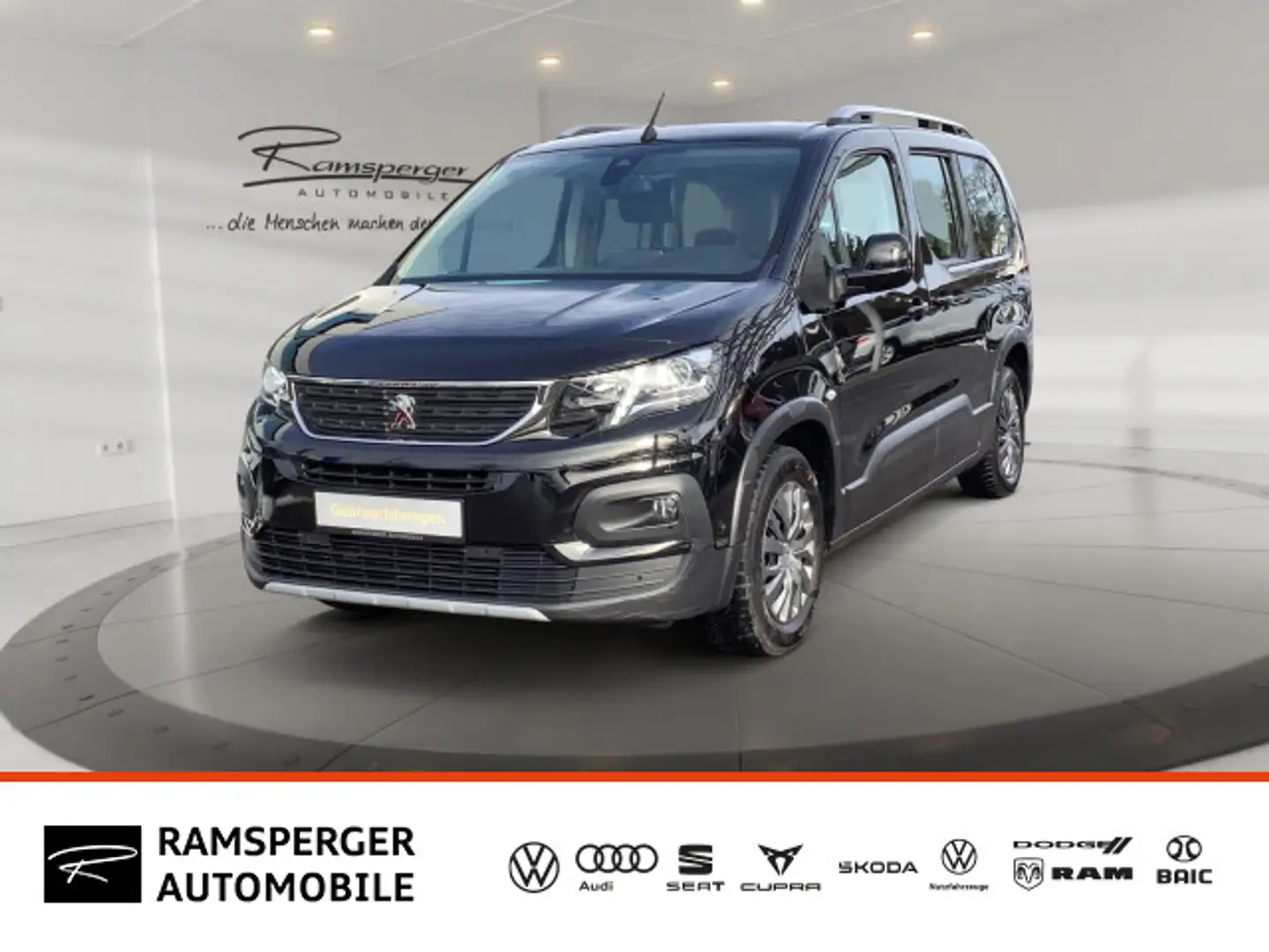 Peugeot Rifter 1.2 PureTech 130 Allure Automatik AHK GRA Kamera Schwarz - 1