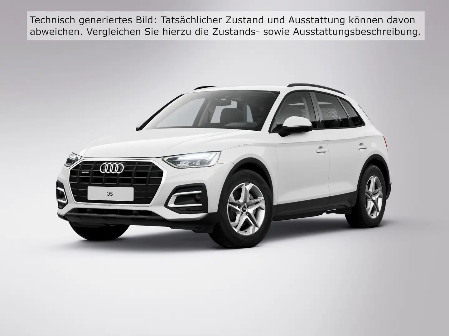 Audi Q5 40 TDI q. S-Tronic, LED, B&O, ACC, Ambiente, Blanco - 2