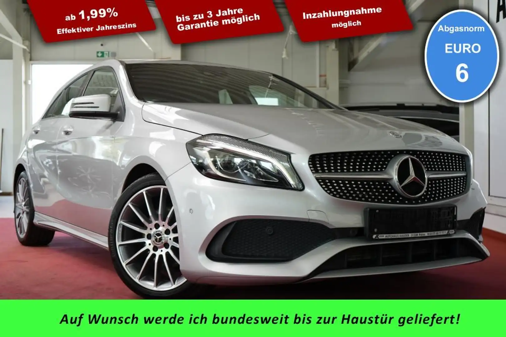 Mercedes-Benz A 200 AMG Line  *LED*Kamera* Argent - 1
