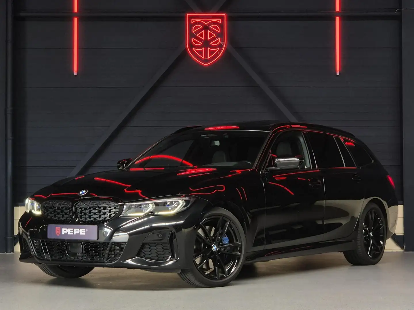 BMW 340 3-serie Touring M340i xDrive|PANO|H&K|HUD|LASER Zwart - 1