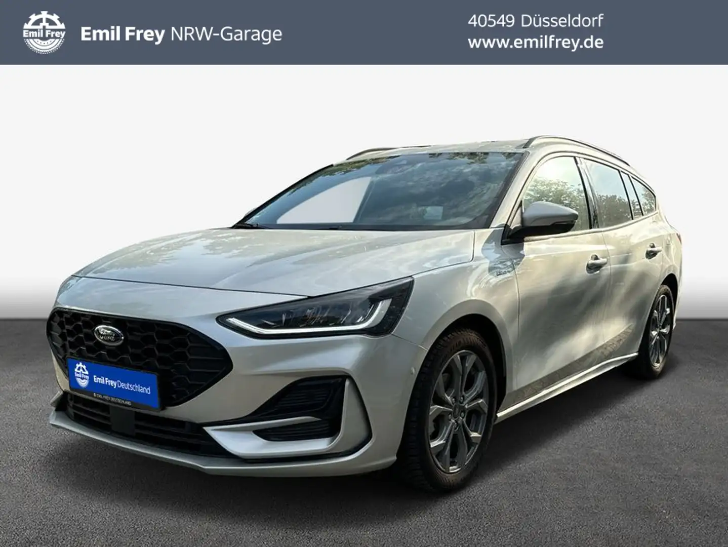 Ford Focus Turnier 1.0 ST-LINE X AHK/Head-Up/iACC/Kamer Silber - 1