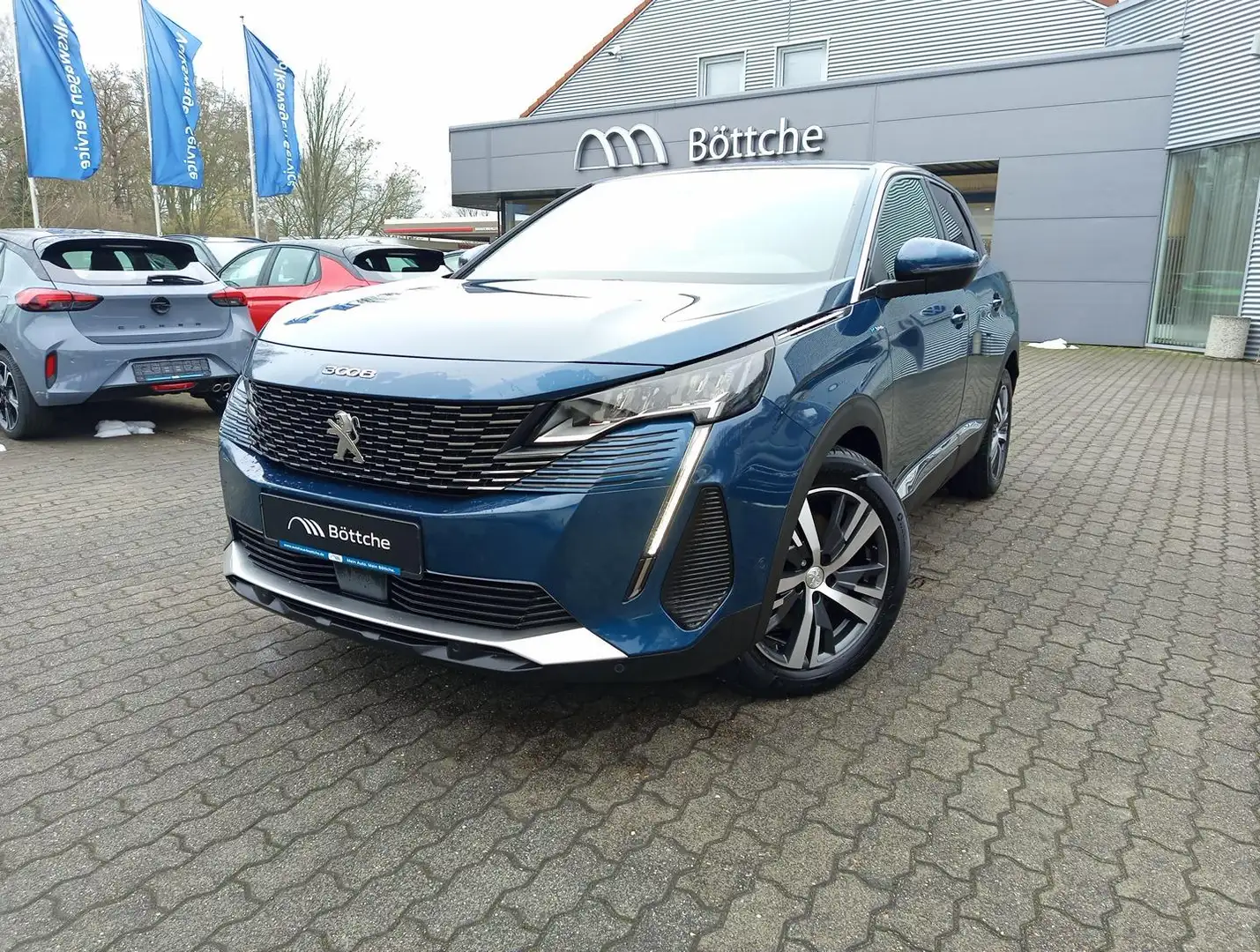 Peugeot 3008 Hybrid 225 Allure LED/Navi/DAB/180°Kamera Blau - 2