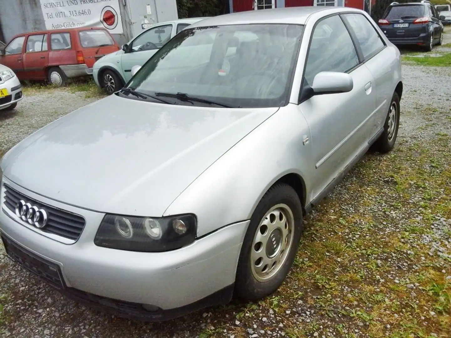 Audi A3 1.9 TDI PD/ Alu+met+6 GANG+Klima-Autom.+ESP+eFH+ZV Argent - 2