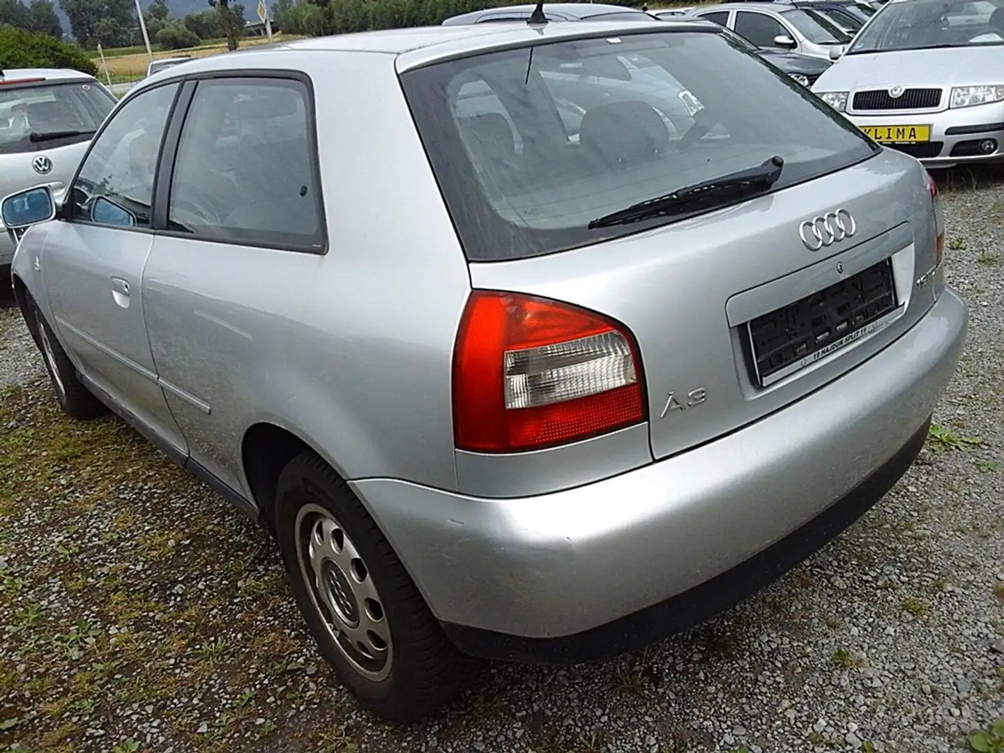Audi A3 1.9 TDI PD/ Alu+met+6 GANG+Klima-Autom.+ESP+eFH+ZV Argent - 1