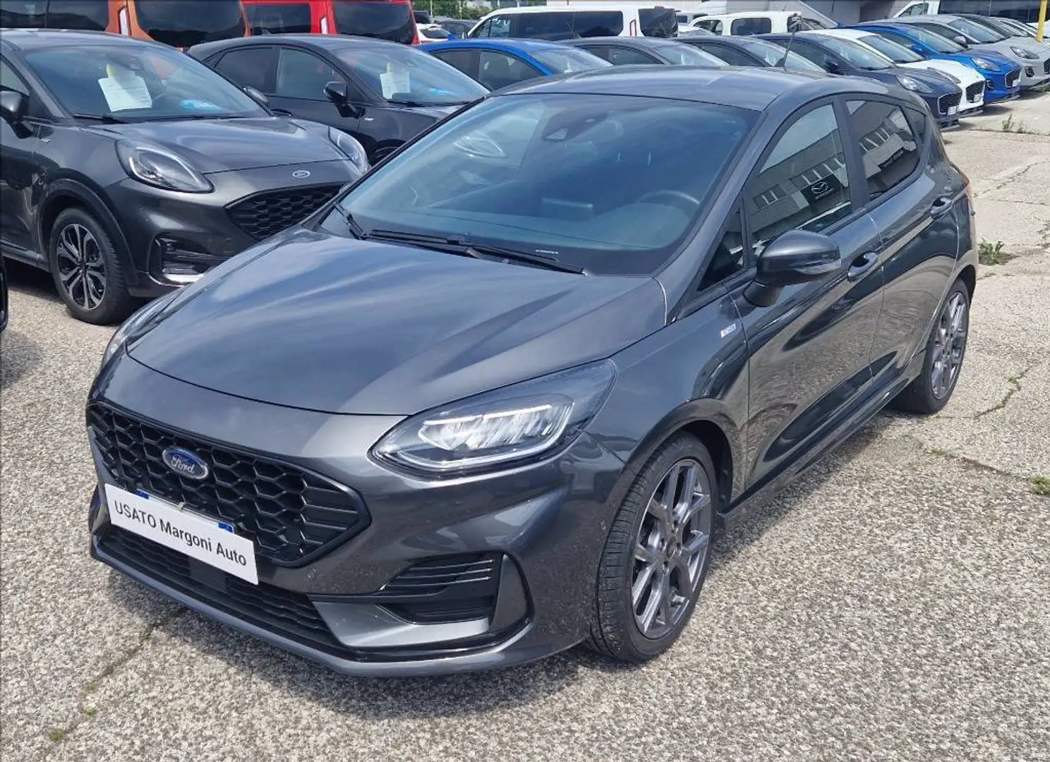 Ford Fiesta 5p 1.0 ecoboost h ST-Line X 125cv Grigio - 1