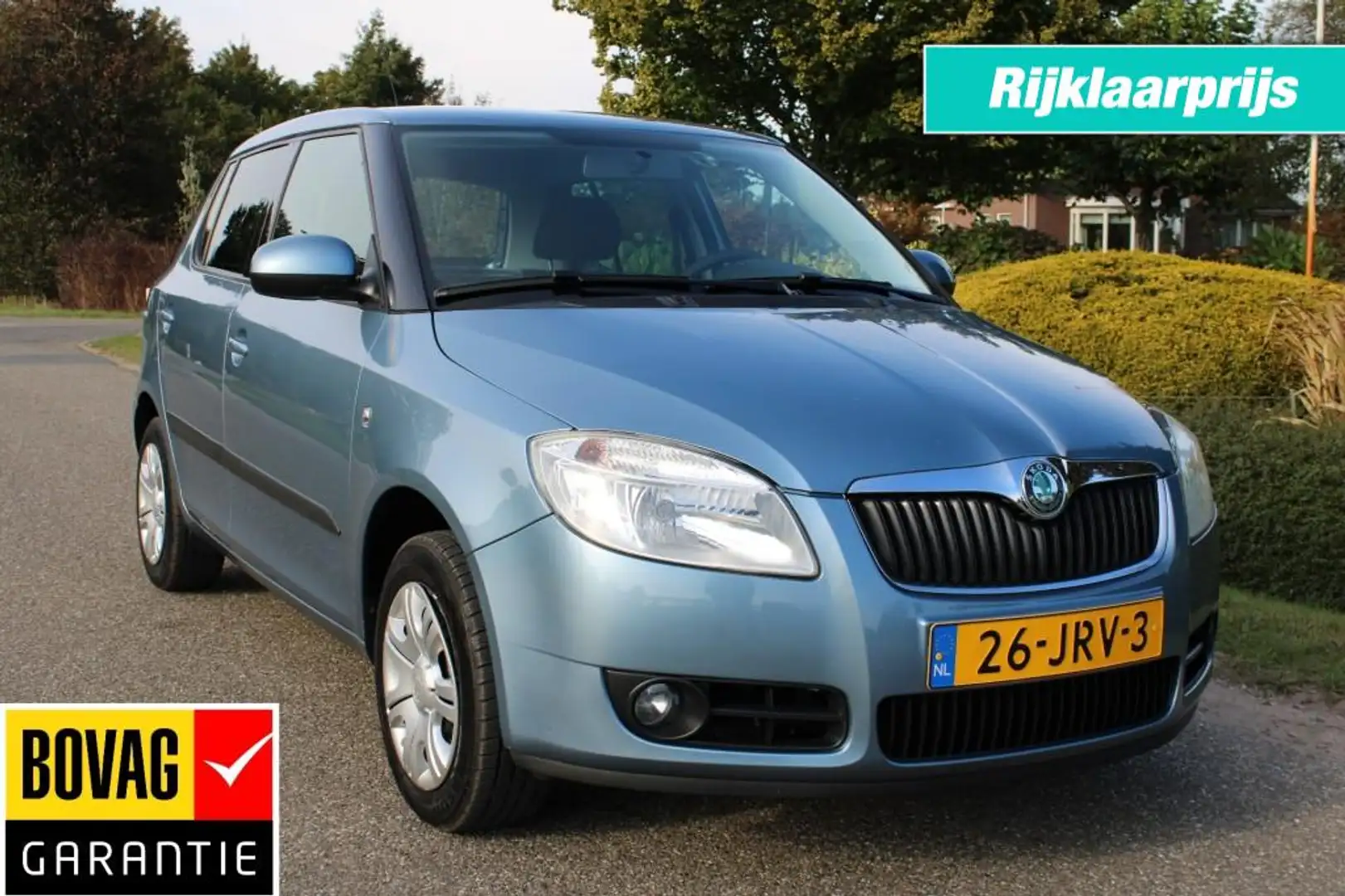 Skoda Fabia 1.6-16V 105pk Automaat Tour 5-drs ECC/Cruise/Trekh Blau - 1