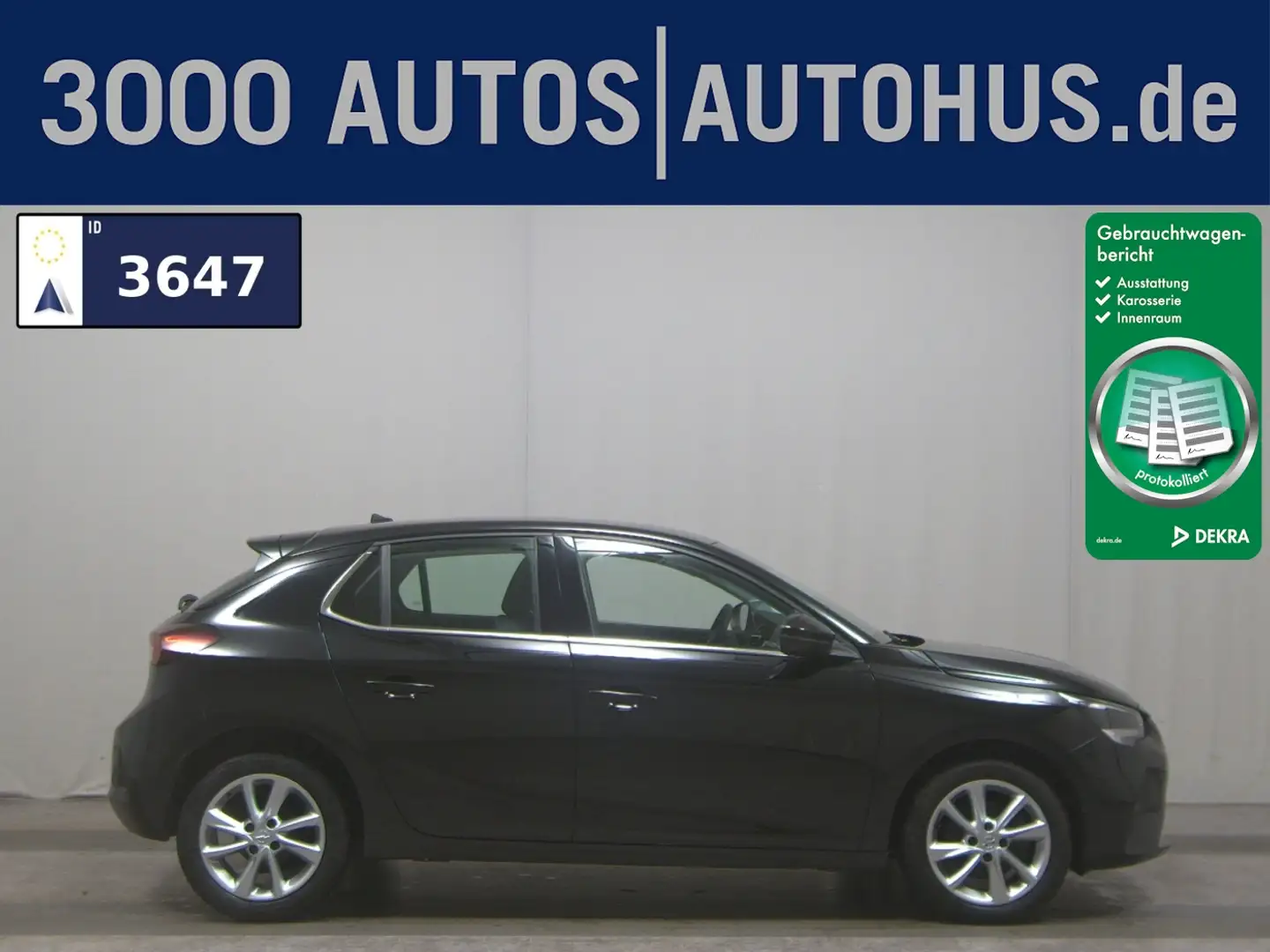 Opel Corsa 1.2 Turbo Elegance LED virtual PDC Shz Schwarz - 1