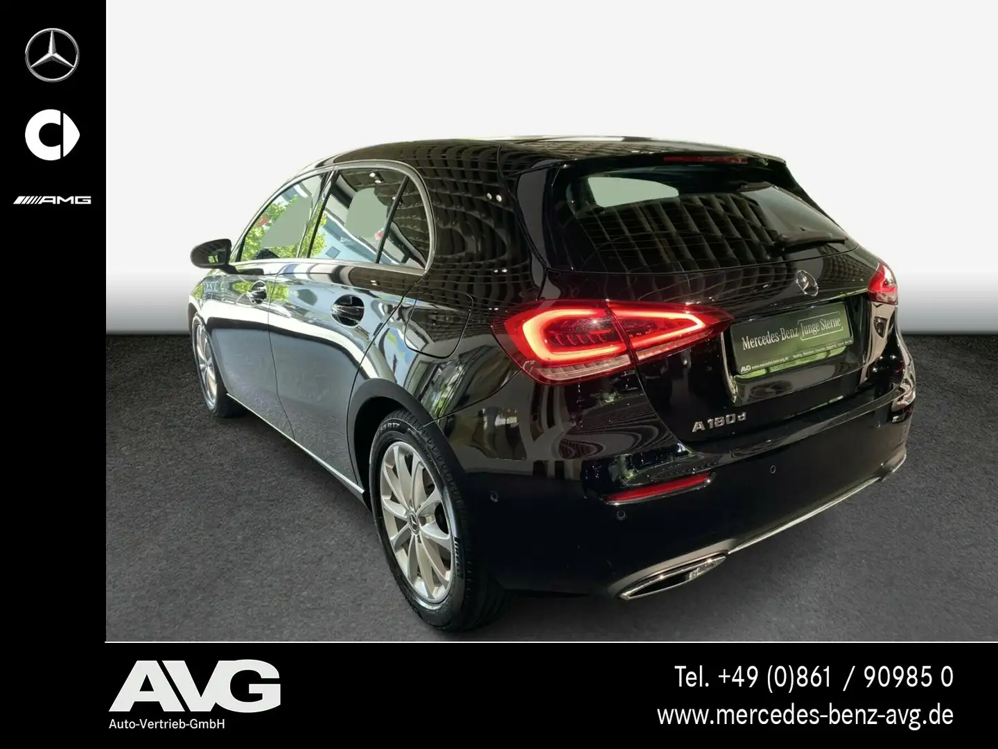 Mercedes-Benz A 180 A 180 d Progressive Pano 8G LED MBUX AppleCarP Schwarz - 2