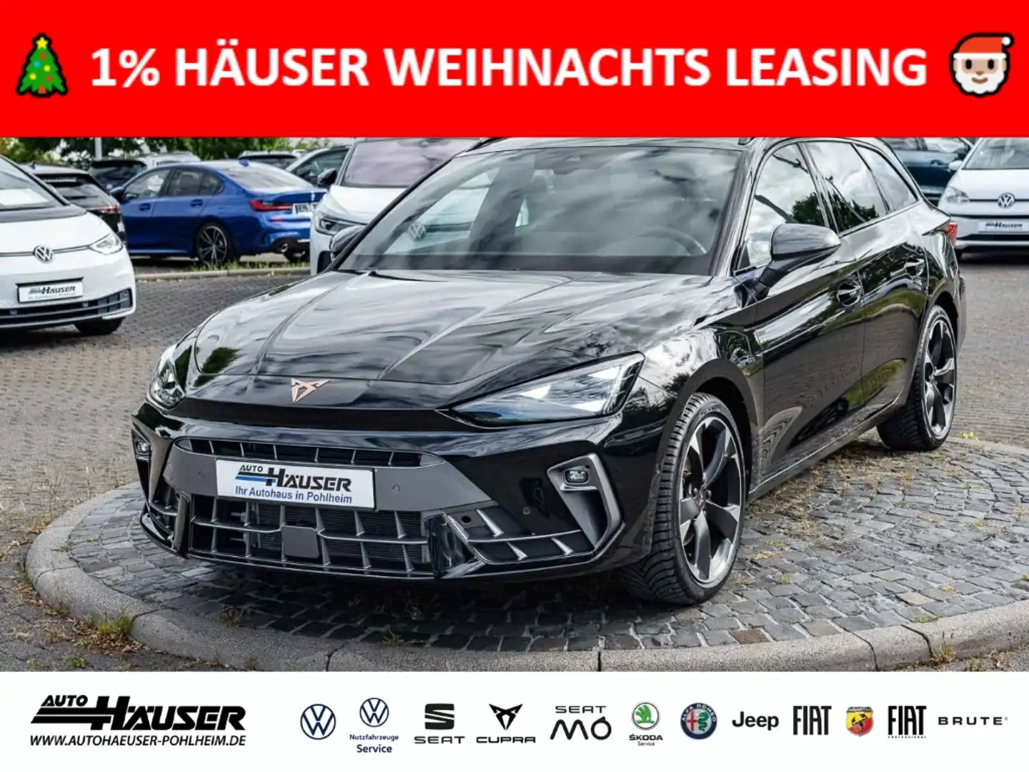 CUPRA Leon Sportstourer 1.5 eTSI DSG EL. HECKKL. NAVI KAMERA Schwarz - 1