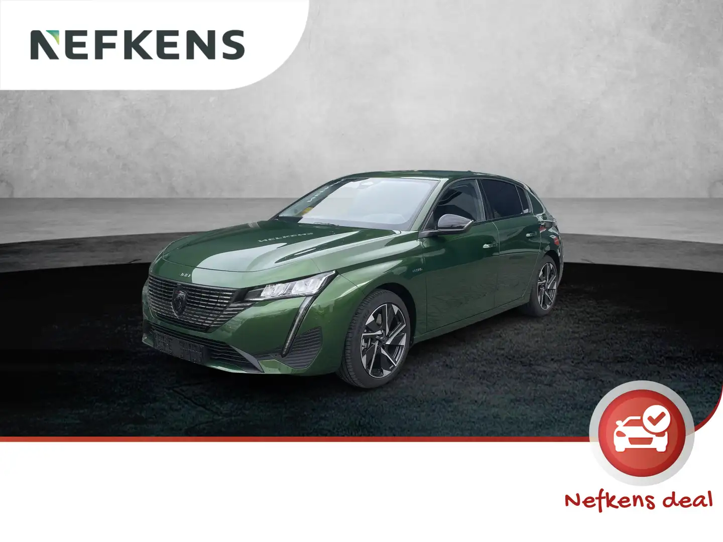 Peugeot 308 1.6 HYbrid 180 Allure Pack Business | Navigatie | Groen - 1