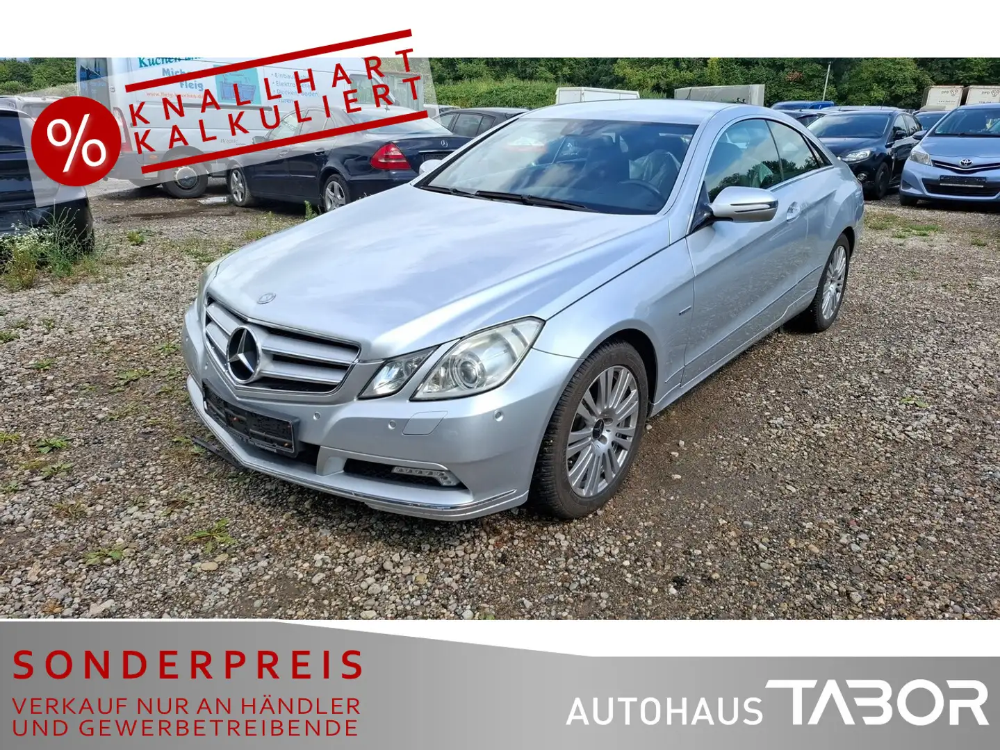 Mercedes-Benz E 350 E350 CGI Coupe Avantgarde Leder Navi PDC SHZ Kli Argent - 1