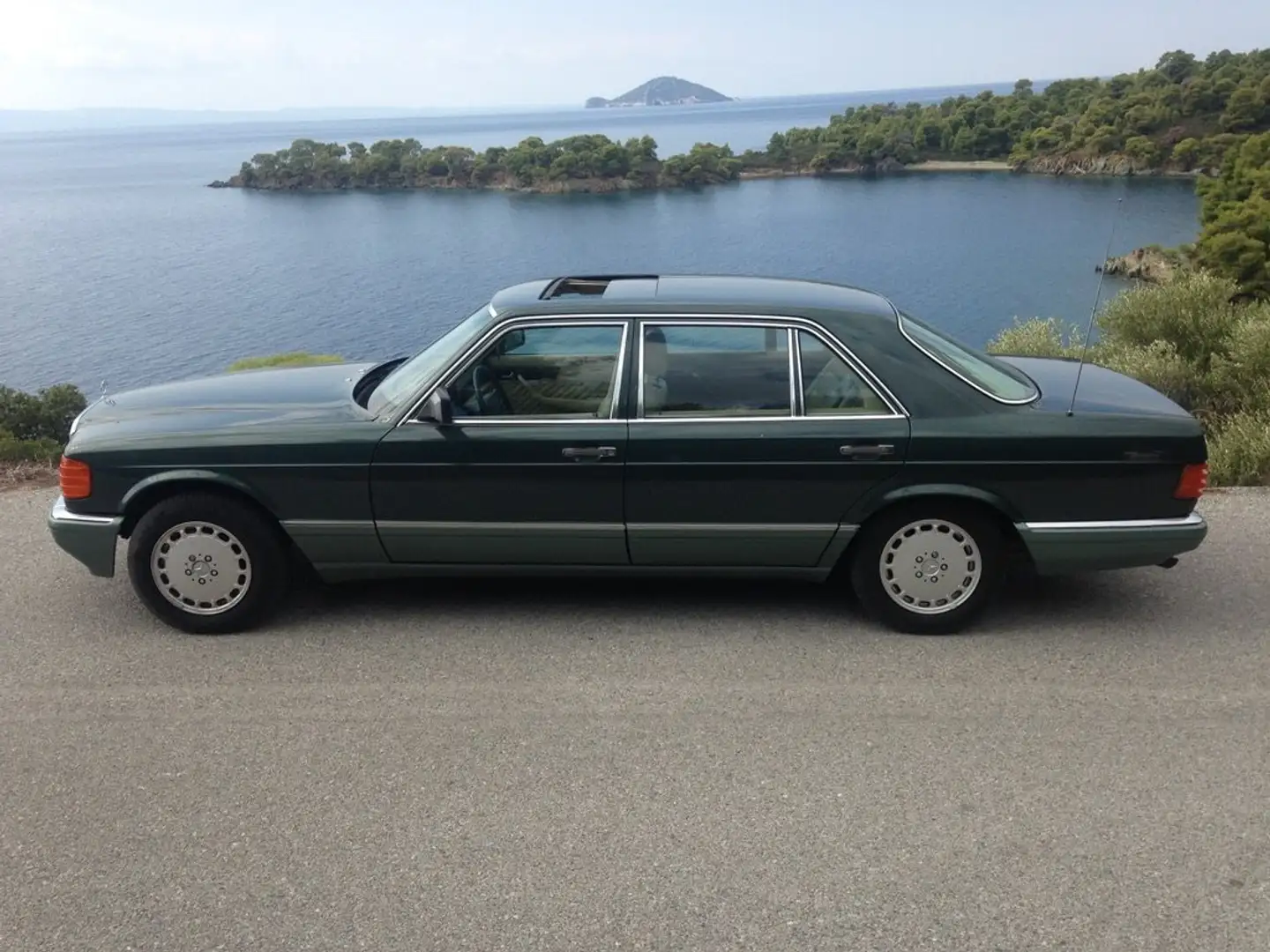 Mercedes-Benz S 500 500 SEL Зелений - 1