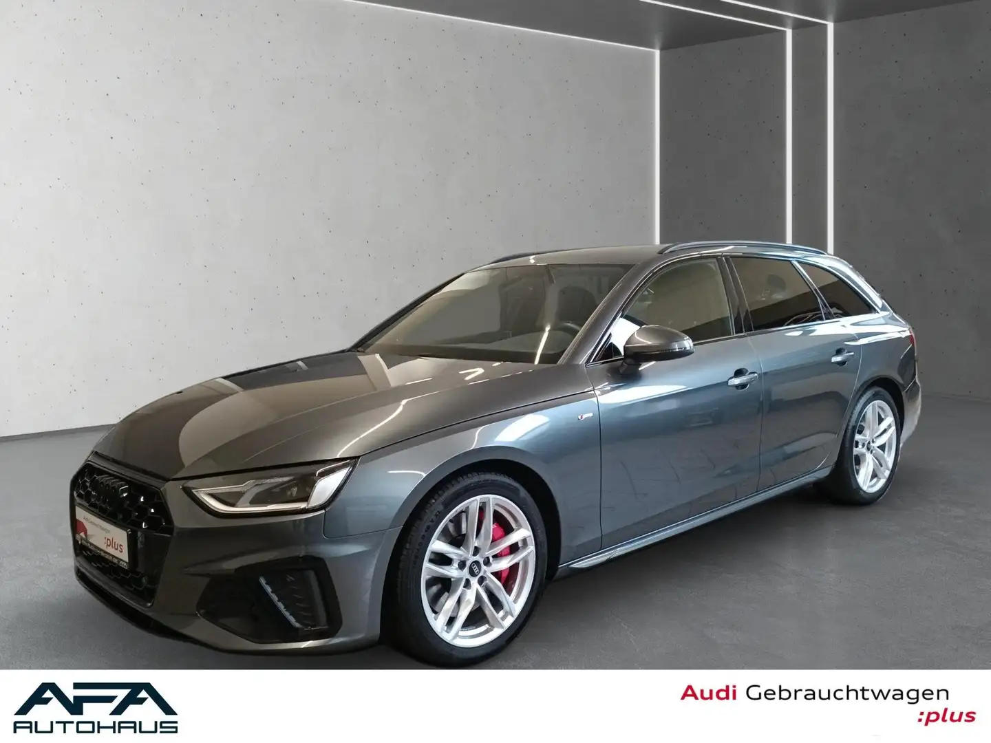 Audi A4 Avant 50 TDI qu. tiptr. 2x S-Line*AHK*StdHz Gris - 1