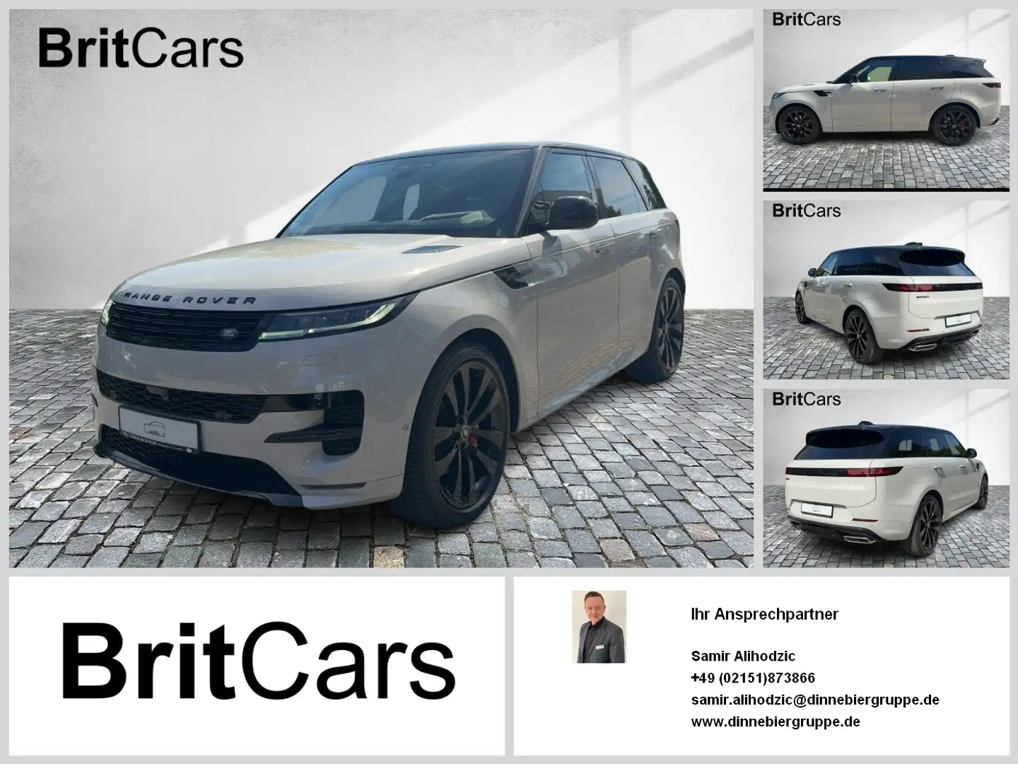 Land Rover Range Rover Sport P460e Dynamic SE 360-CAM ACC Grau - 1