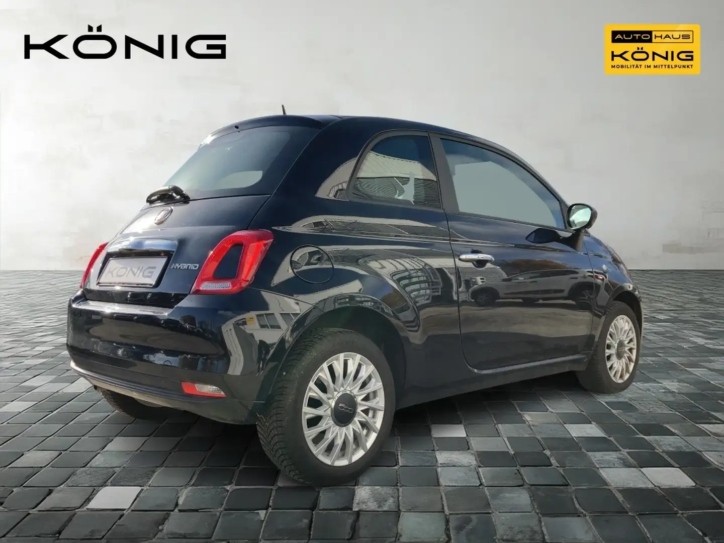 Fiat 500 1,0 Mild Hybrid Schwarz - 2
