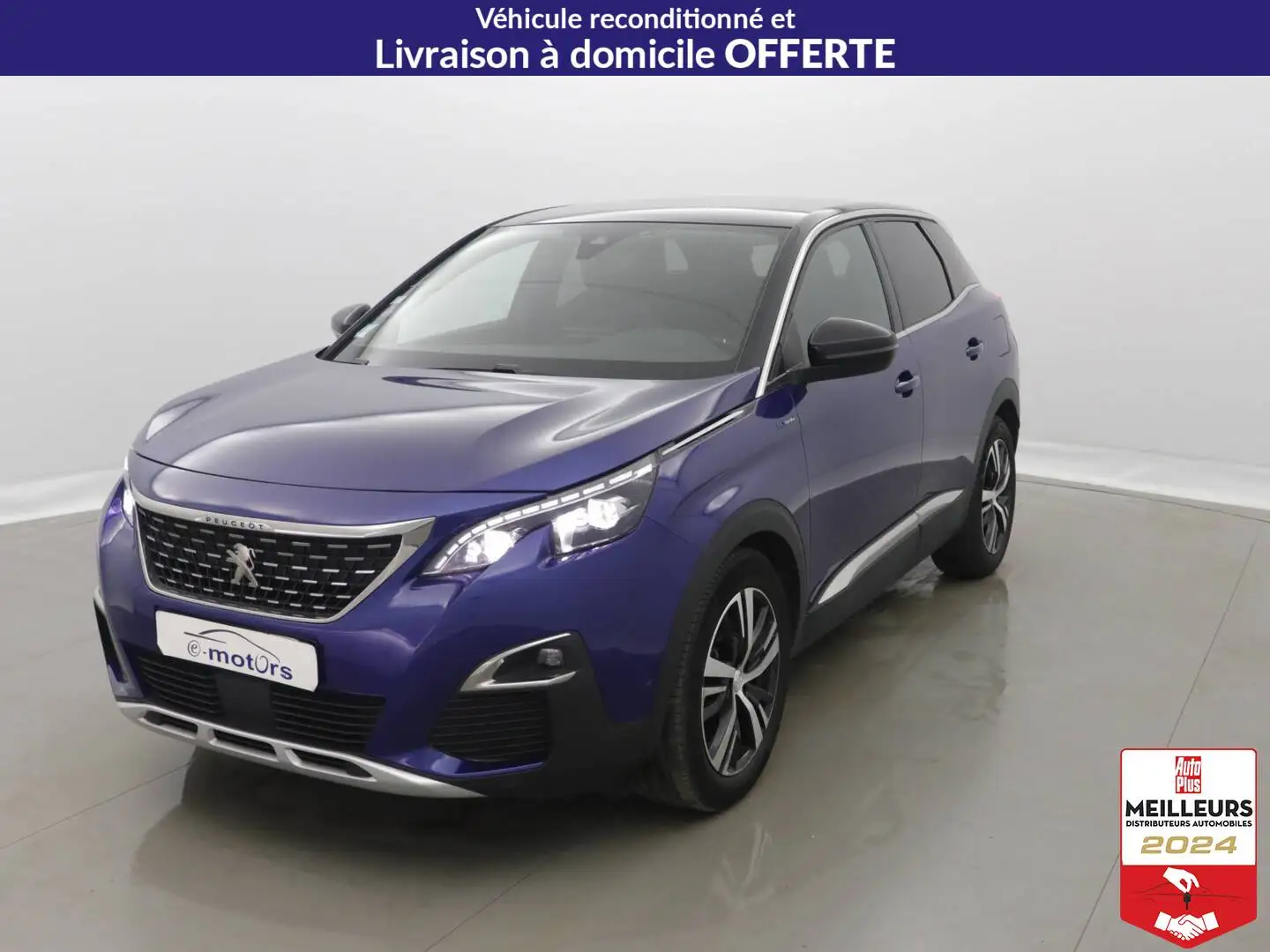 Peugeot 3008 Hybrid 225 e-EAT8 GT Line Bleu - 1