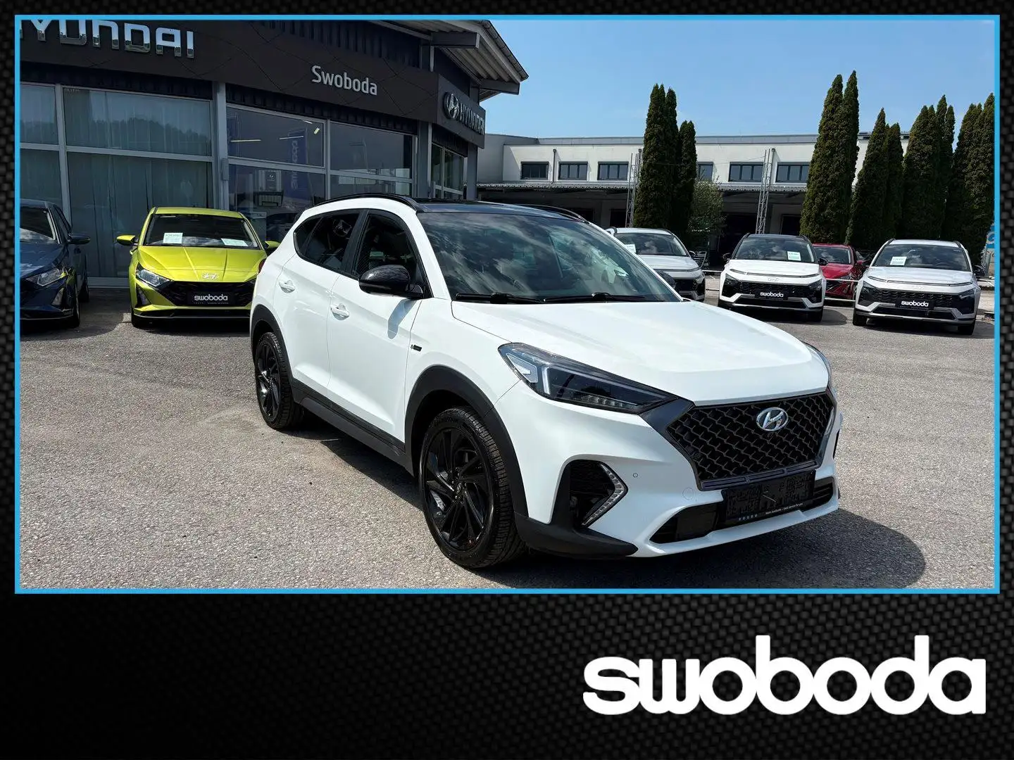 Hyundai TUCSON Tucson 2,0 CRDI 4WD N-Line Plus 8AT Weiß - 1