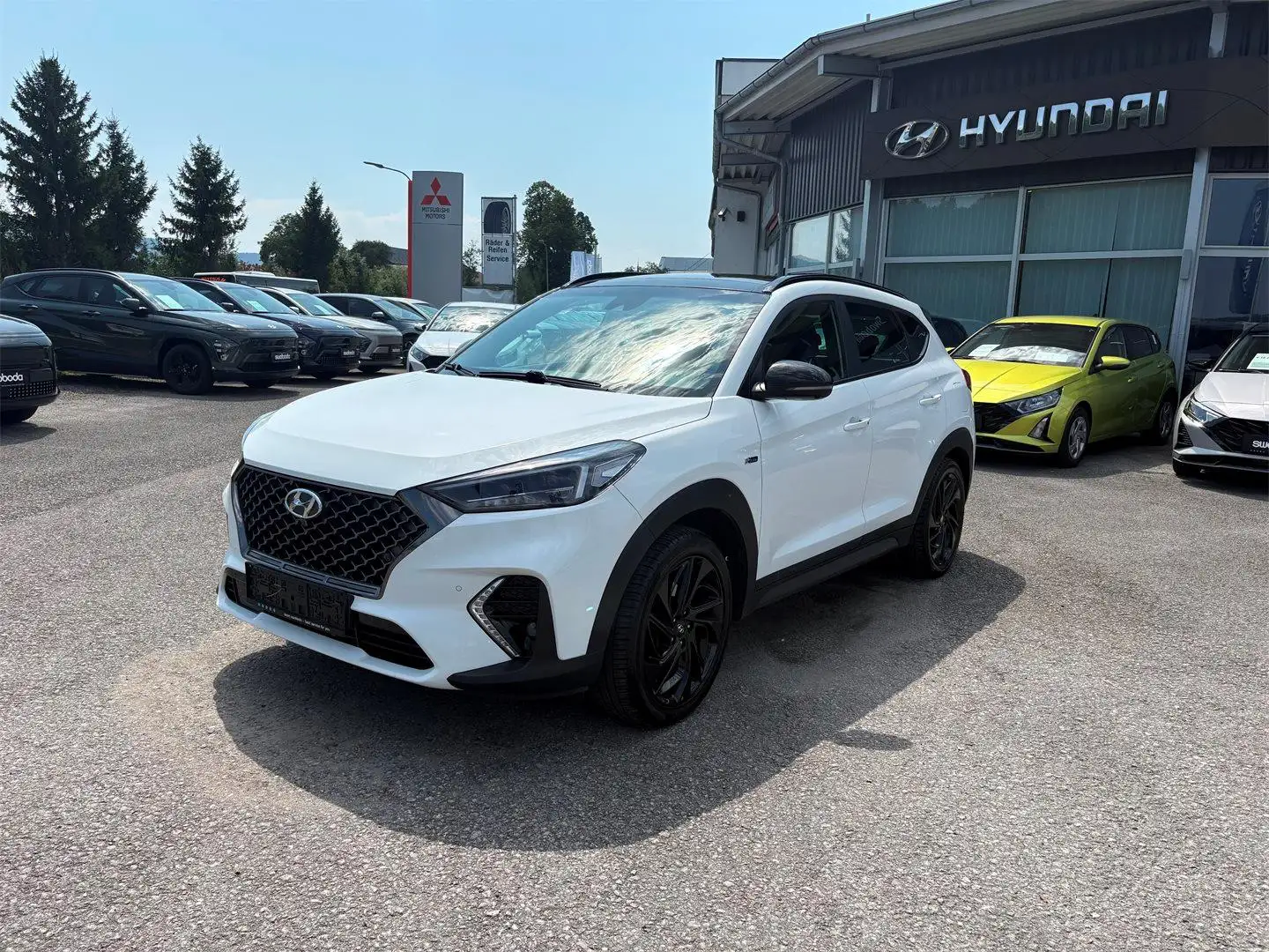 Hyundai TUCSON Tucson 2,0 CRDI 4WD N-Line Plus 8AT Weiß - 2