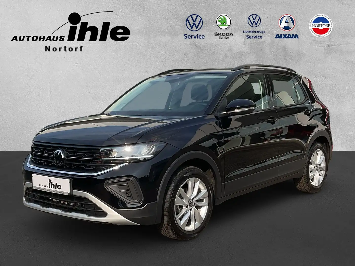 Volkswagen T-Cross Life 1.0 TSI DSG GJR ACC Navi PDC Sitzhz Schwarz - 1