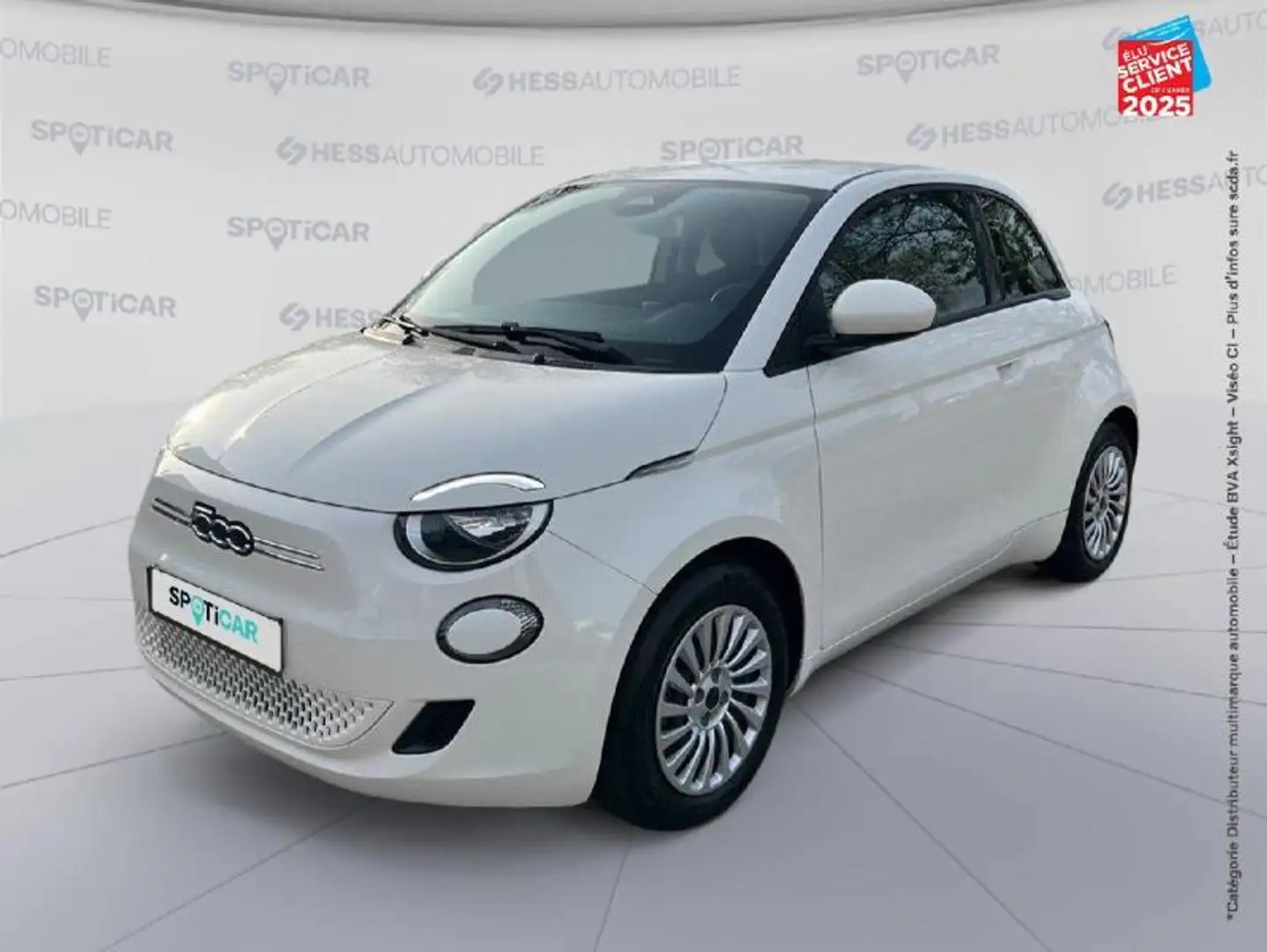 Fiat 500e e 95ch Action Blanc - 1