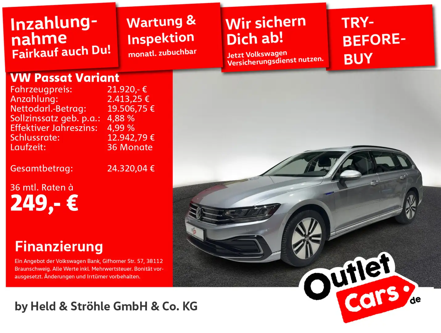 Volkswagen Passat Variant GTE 1.4 eHybrid DSG LED NAV AHK Zilver - 1