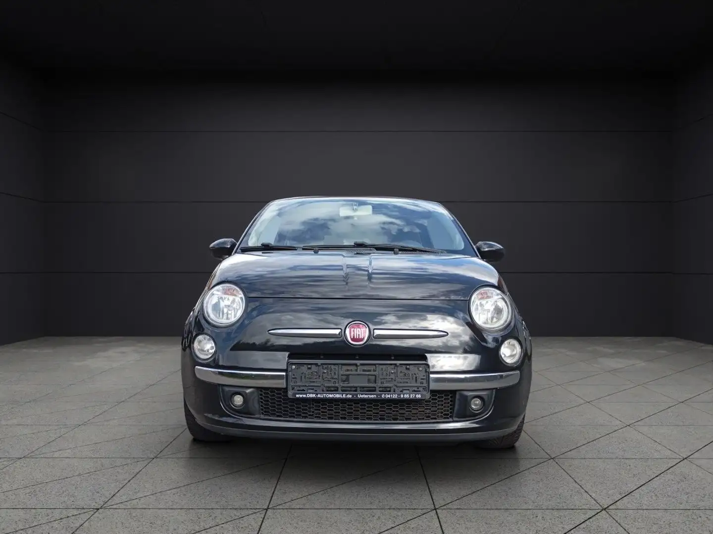 Fiat 500 Klima PDC Panora Alu Noir - 2