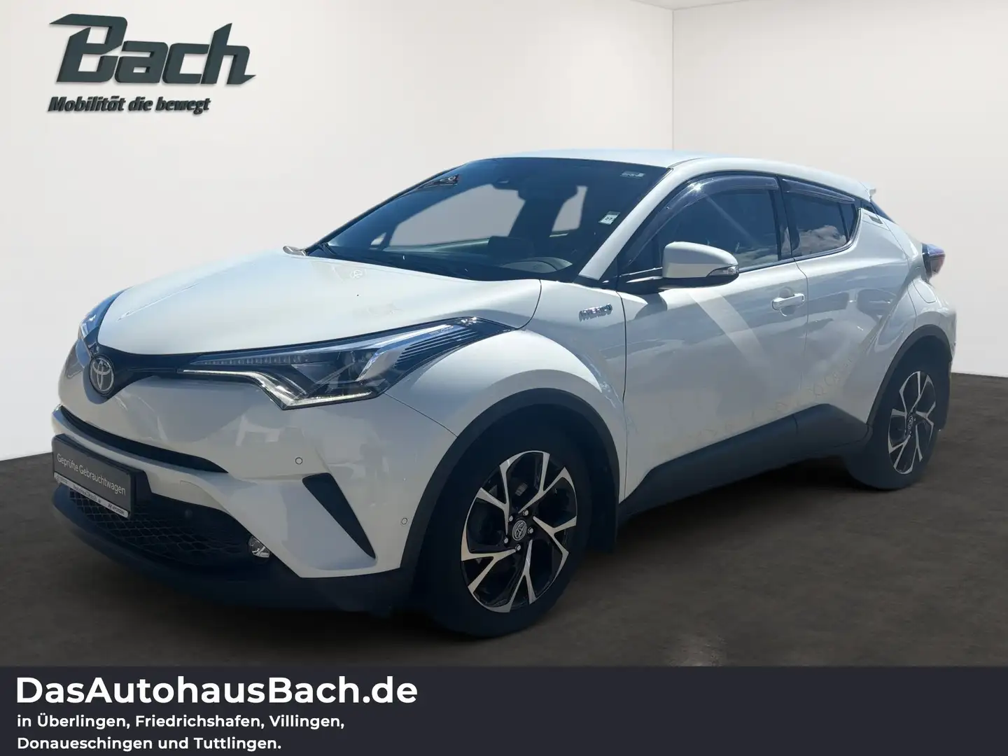 Toyota C-HR 1,8 Hybrid Club Blanc - 1