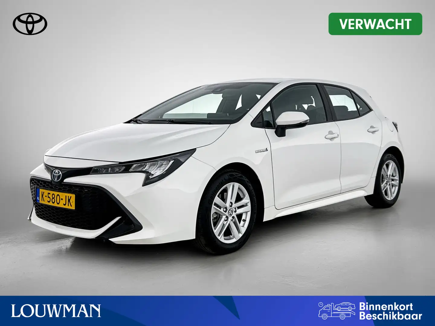 Toyota Corolla 1.8 Hybrid Active | 1e Eigenaar | Trekhaak | NIEUW Wit - 1