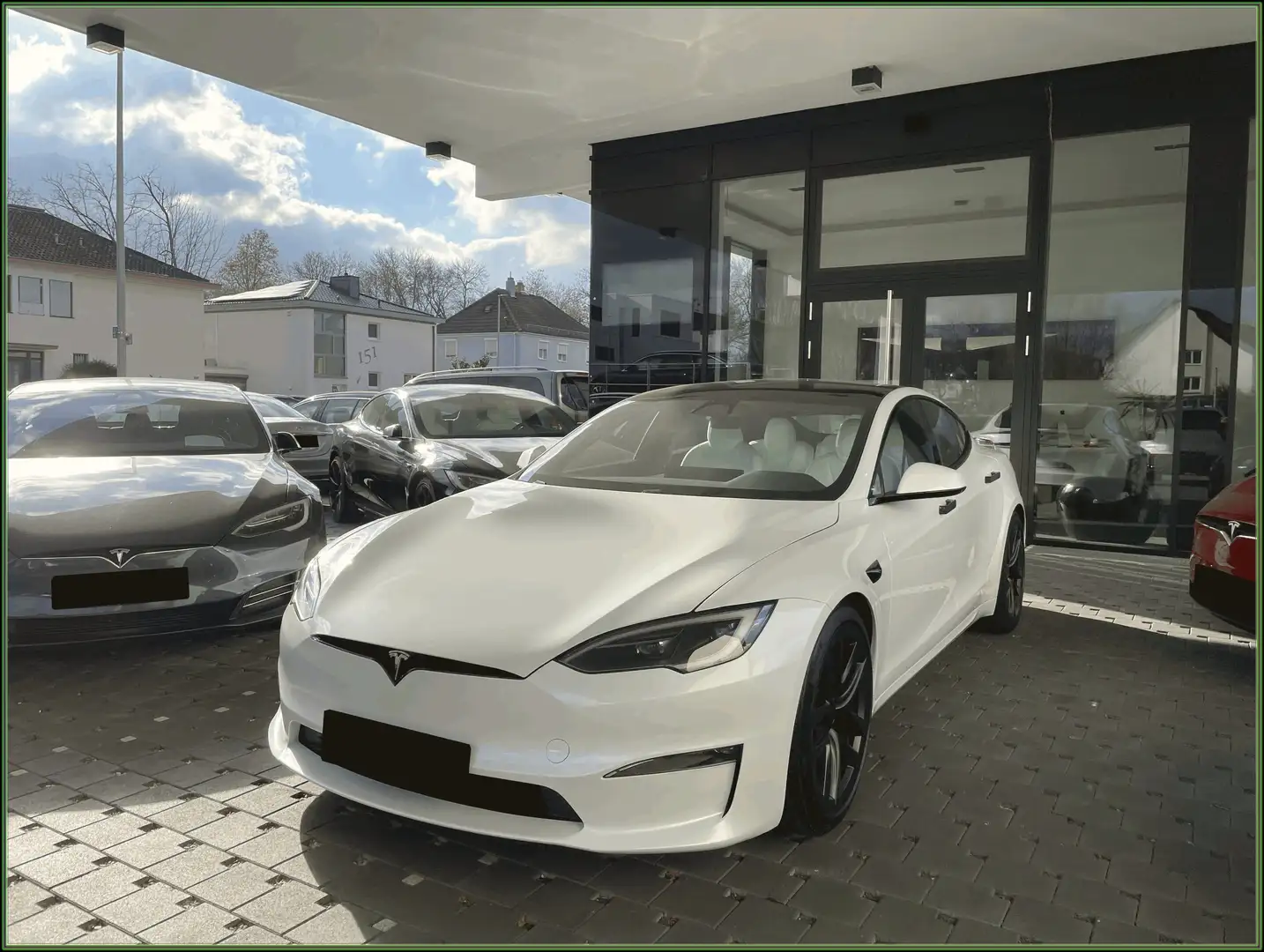 Tesla Model S Model+S+Plaid Weiß - 2