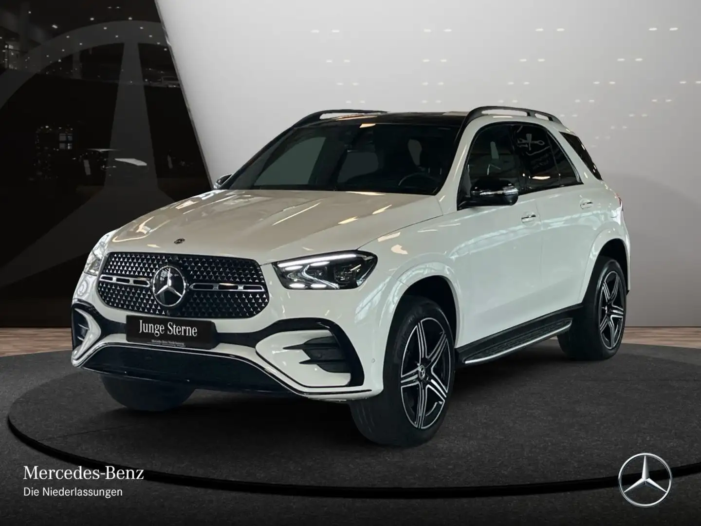 Mercedes-Benz GLE 350 de 4M AMG+NIGHT+PANO+360+AHK+MULTIBEAM+HUD Weiß - 2