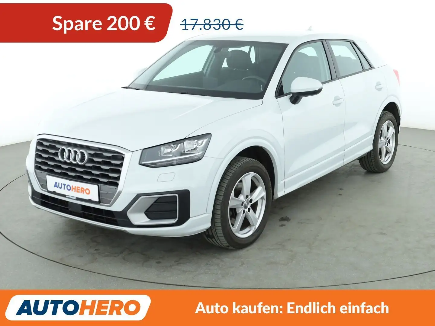 Audi Q2 1.0 TFSI Sport ultra Aut.*TEMPO*LIMIT*PDC*SHZ Blanc - 1