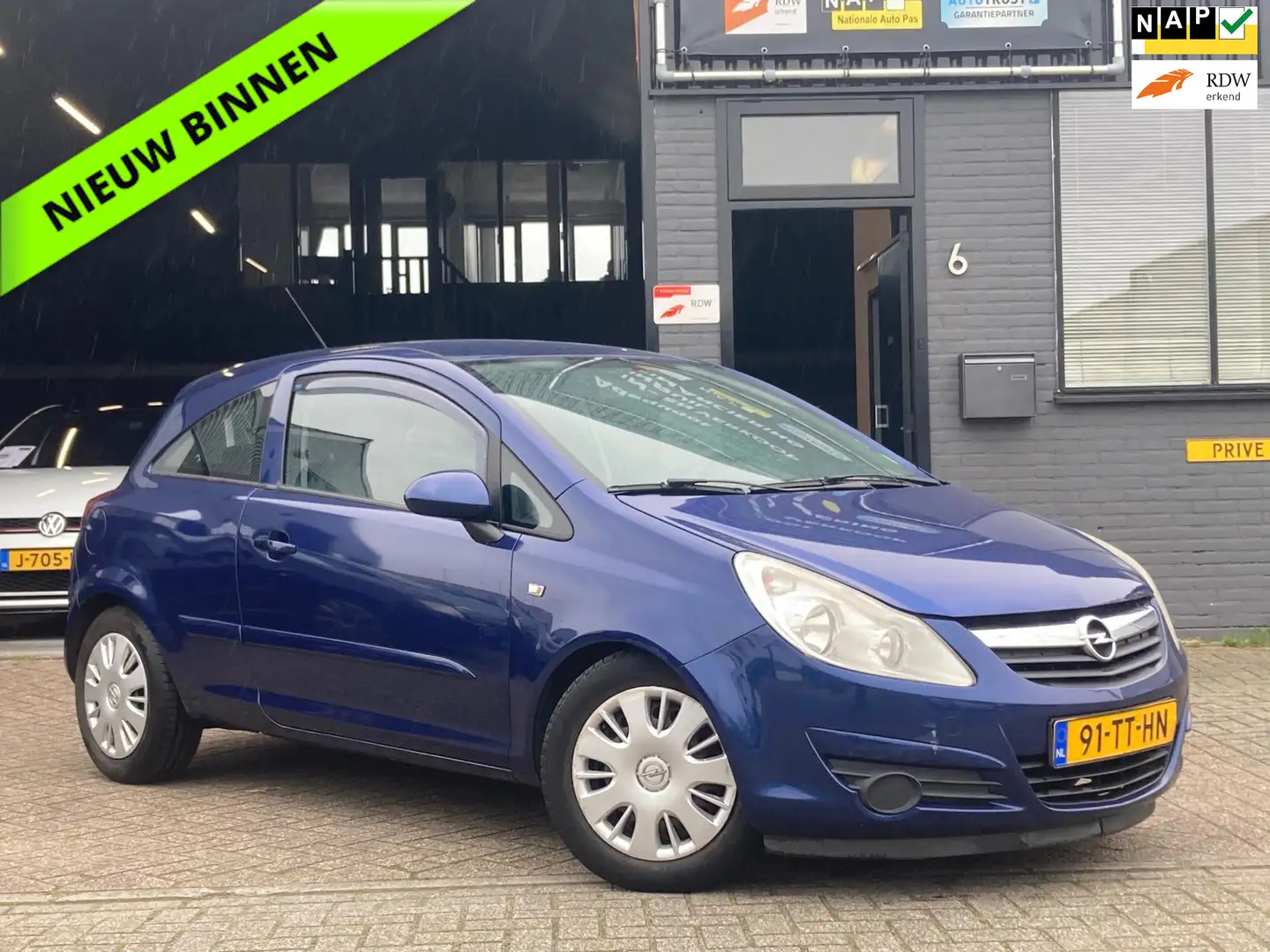 Opel Corsa 1.2-16V Business|Airco|Cruise Control|NAP|APK Blauw - 1