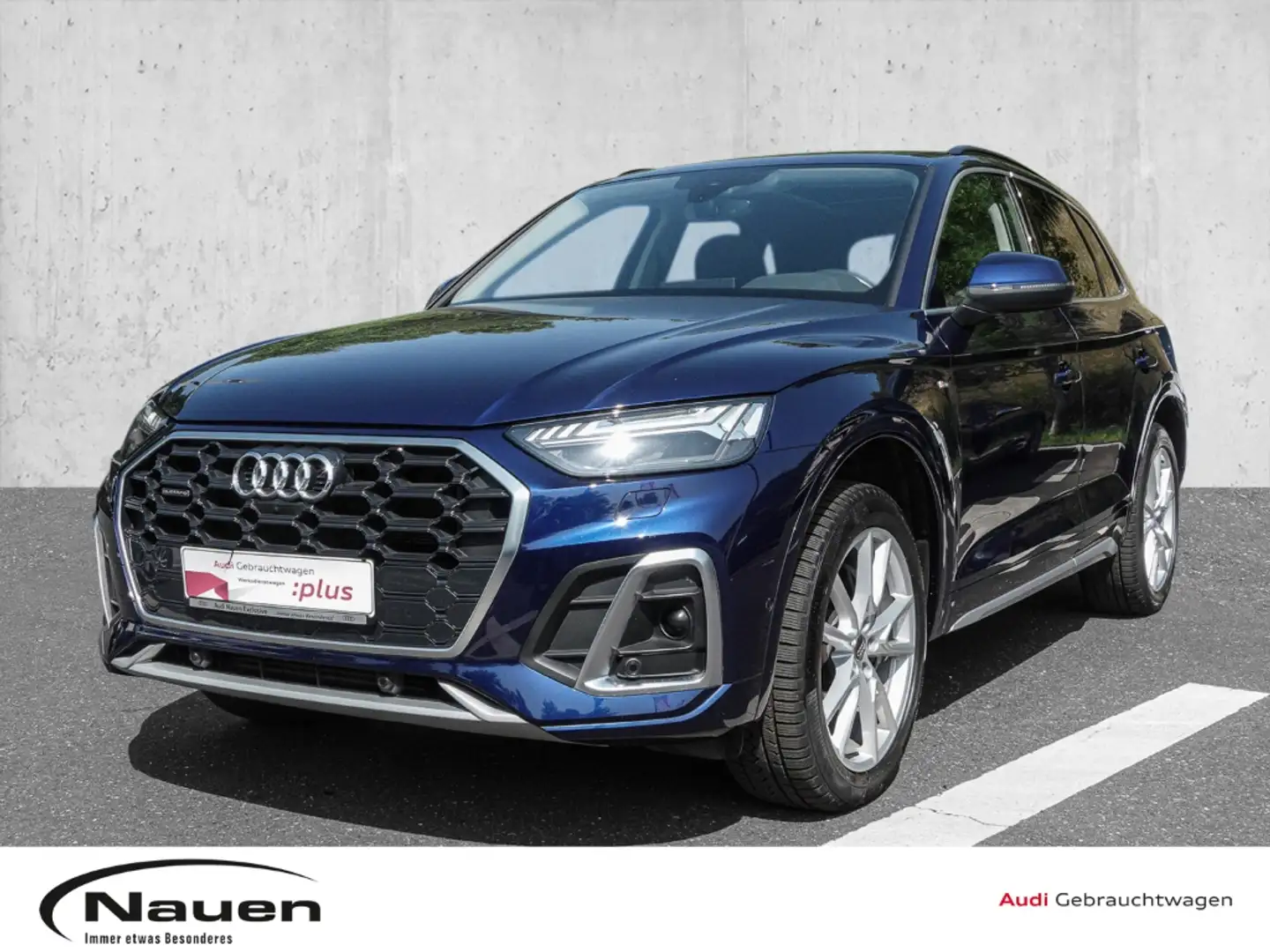 Audi Q5 50 TFSI e quattro S line 2.0 EU6d Blau - 1