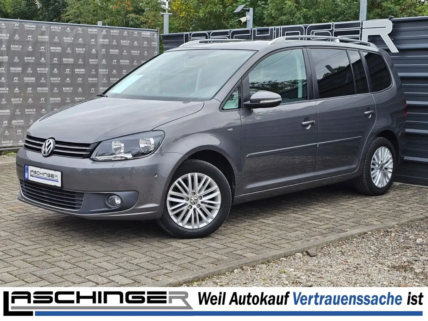 Volkswagen Touran Cup 1.6TDI 7SITZER NAVI STANDHZ SHZ TEMPO Grau - 1