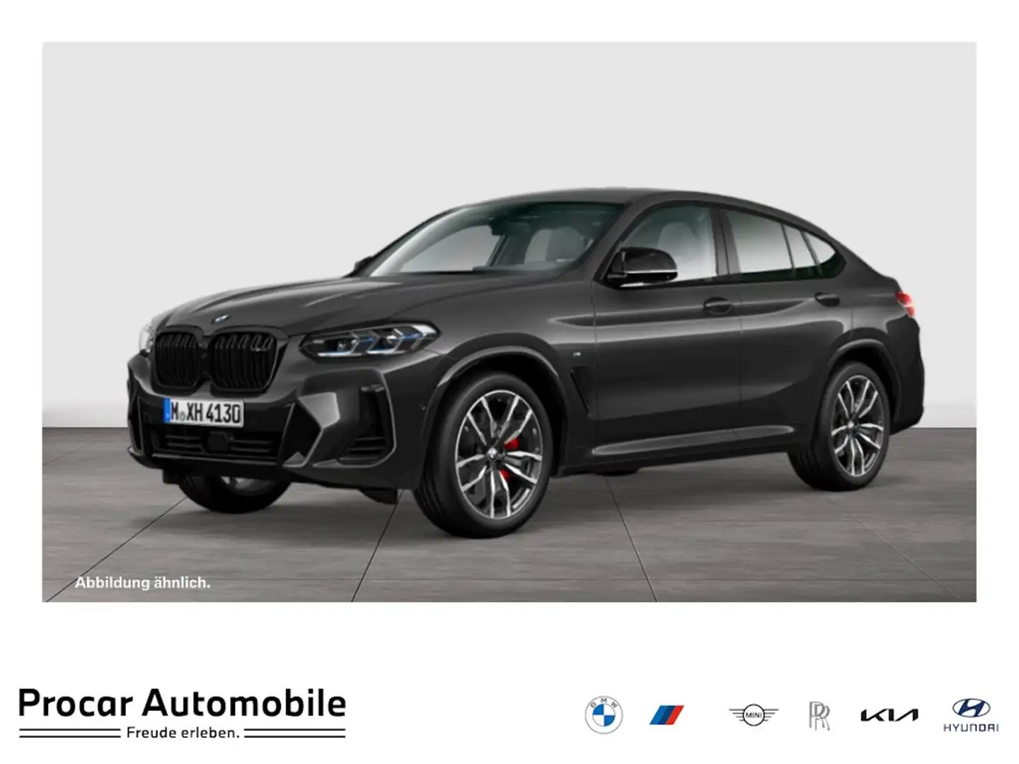 BMW X4 M 40i M SPORT+AHK+HuD+H/K+DA PROF+360° Grau - 1