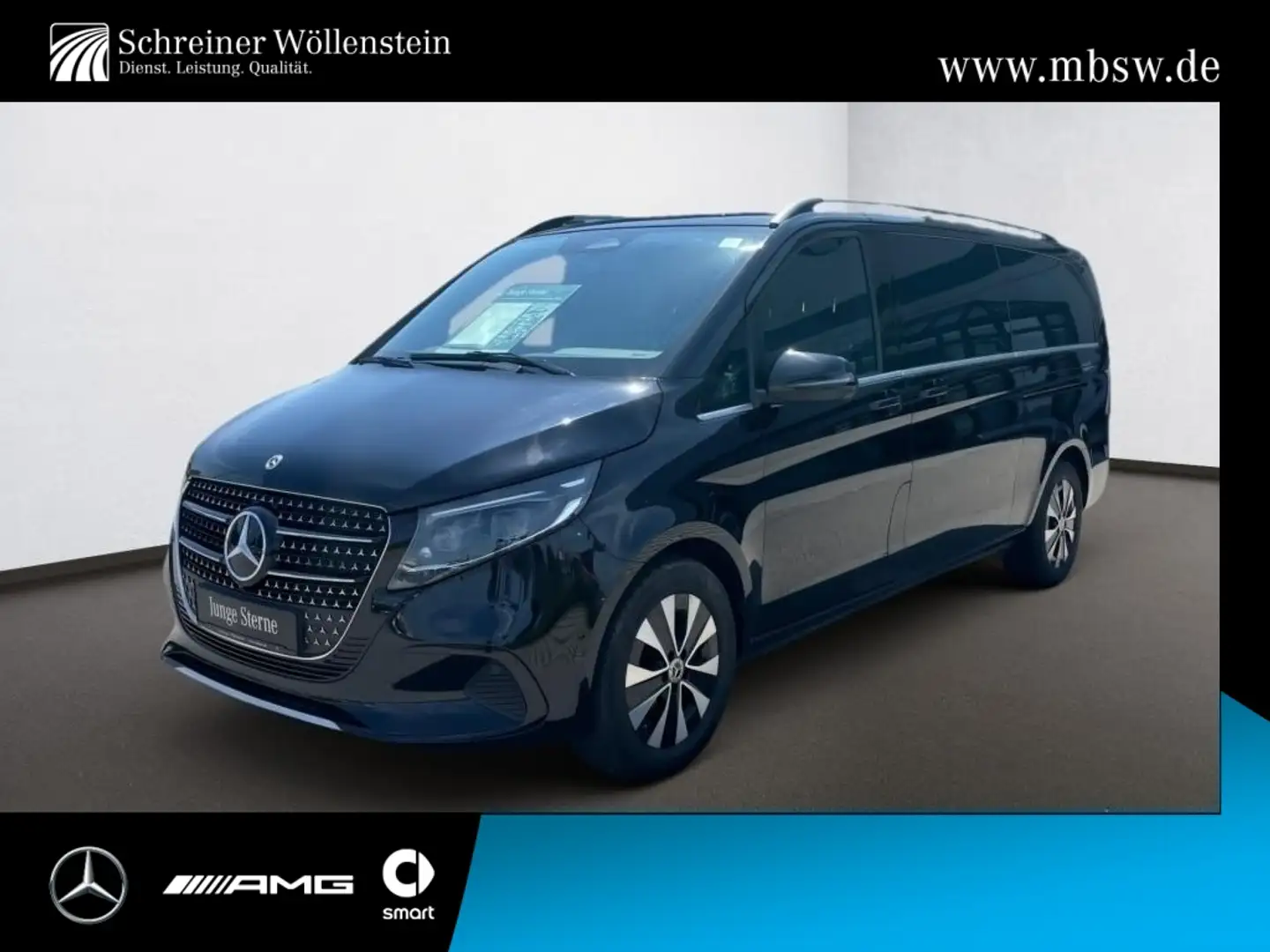 Mercedes-Benz V 300 AVANTGARDE XL MBeam*Distr*Stdhzg*360°*Navi Schwarz - 1
