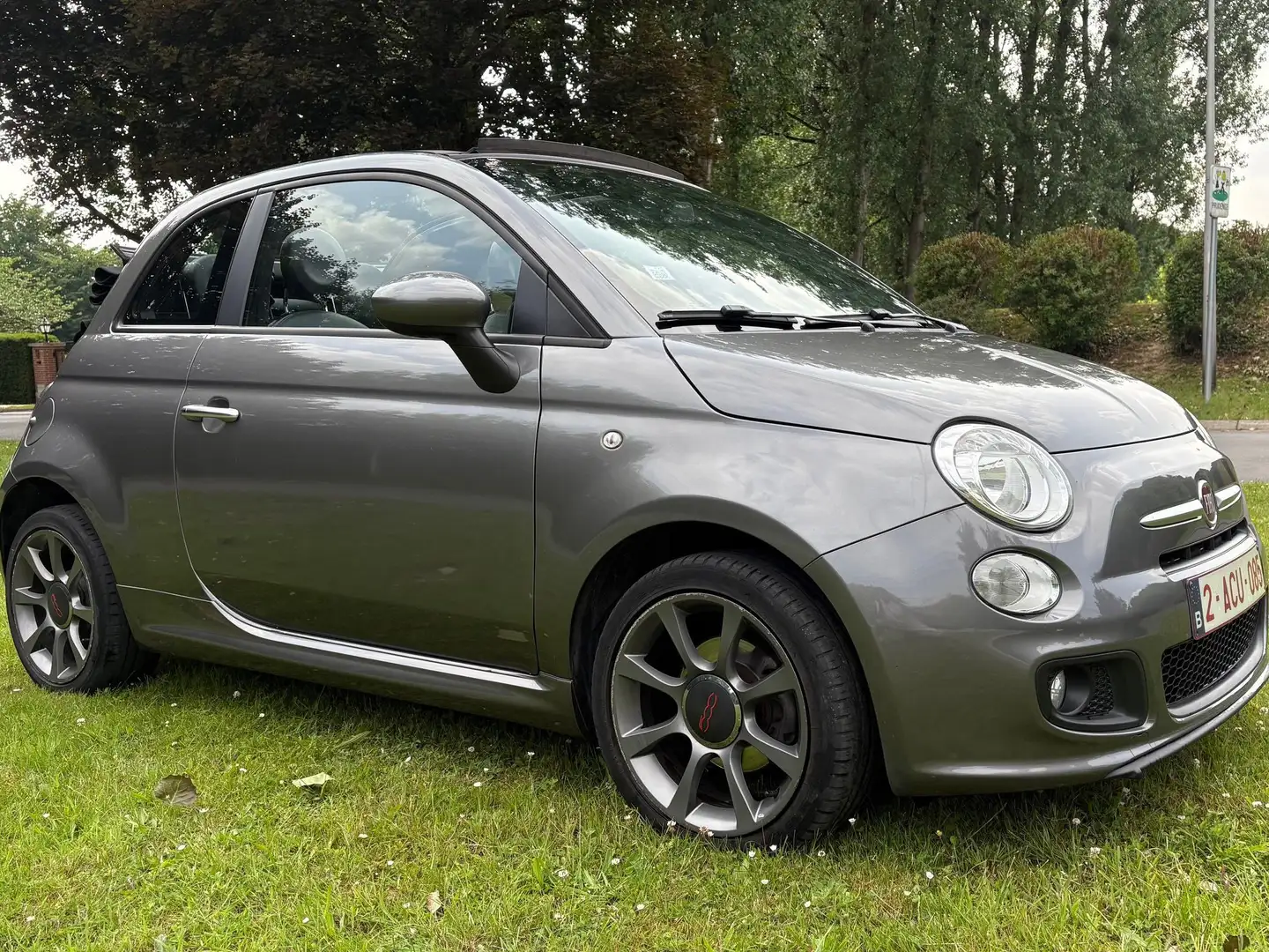 Fiat 500C 500C 1.2i Lounge Gris - 2