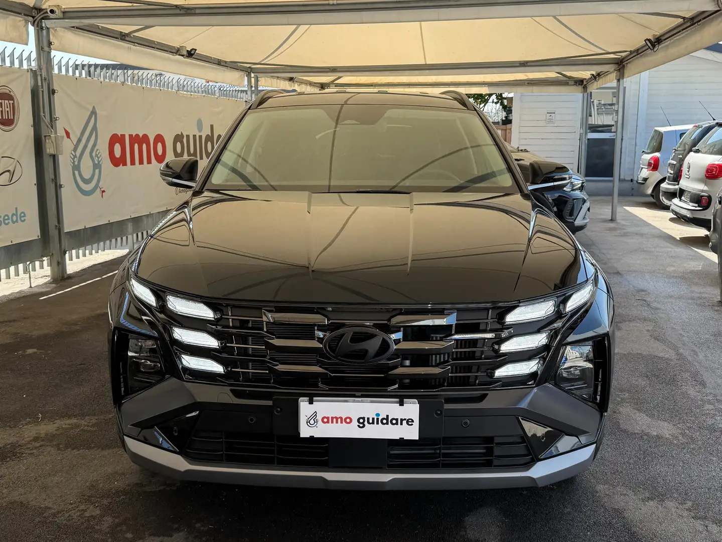 Hyundai TUCSON Tucson 1.6 crdi 48V Exellence 2wd dct Zwart - 1